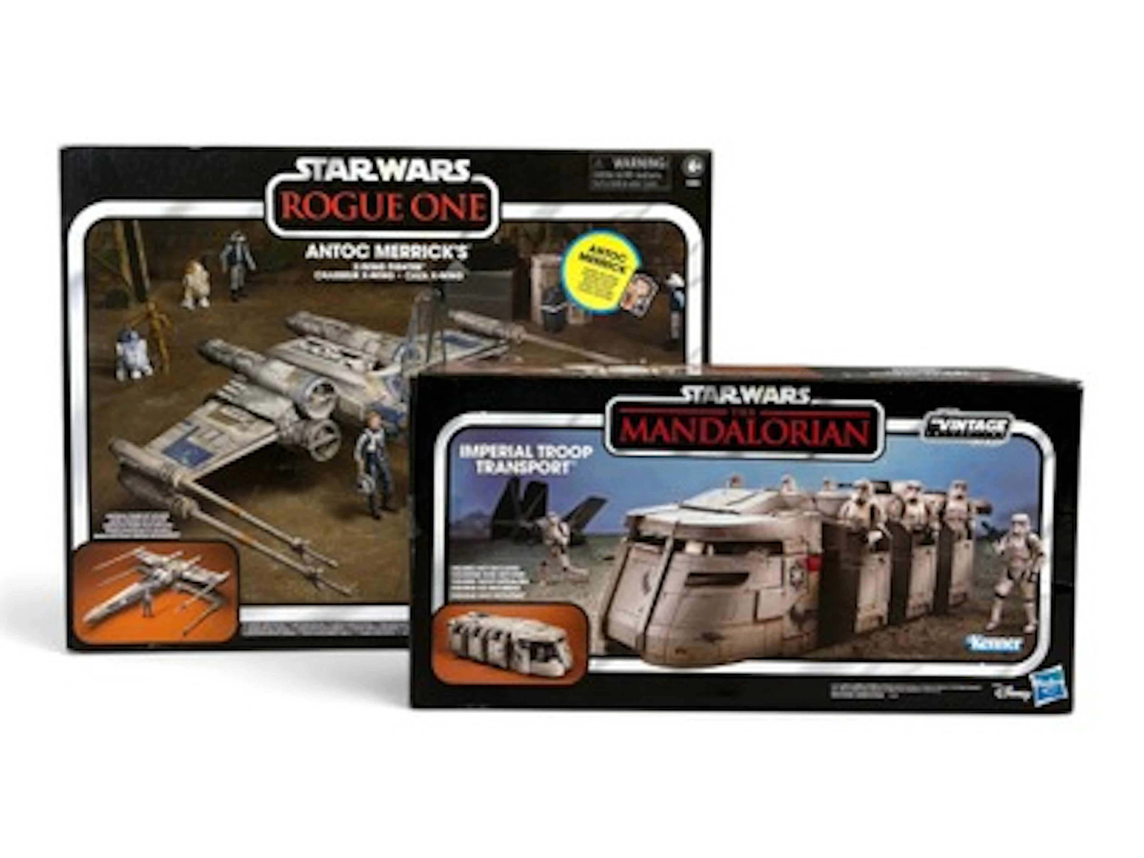 (2) MISB Star Wars Vintage Collection Vehicles
