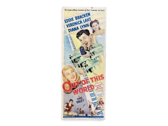 (5) Vintage Movie Insert Posters