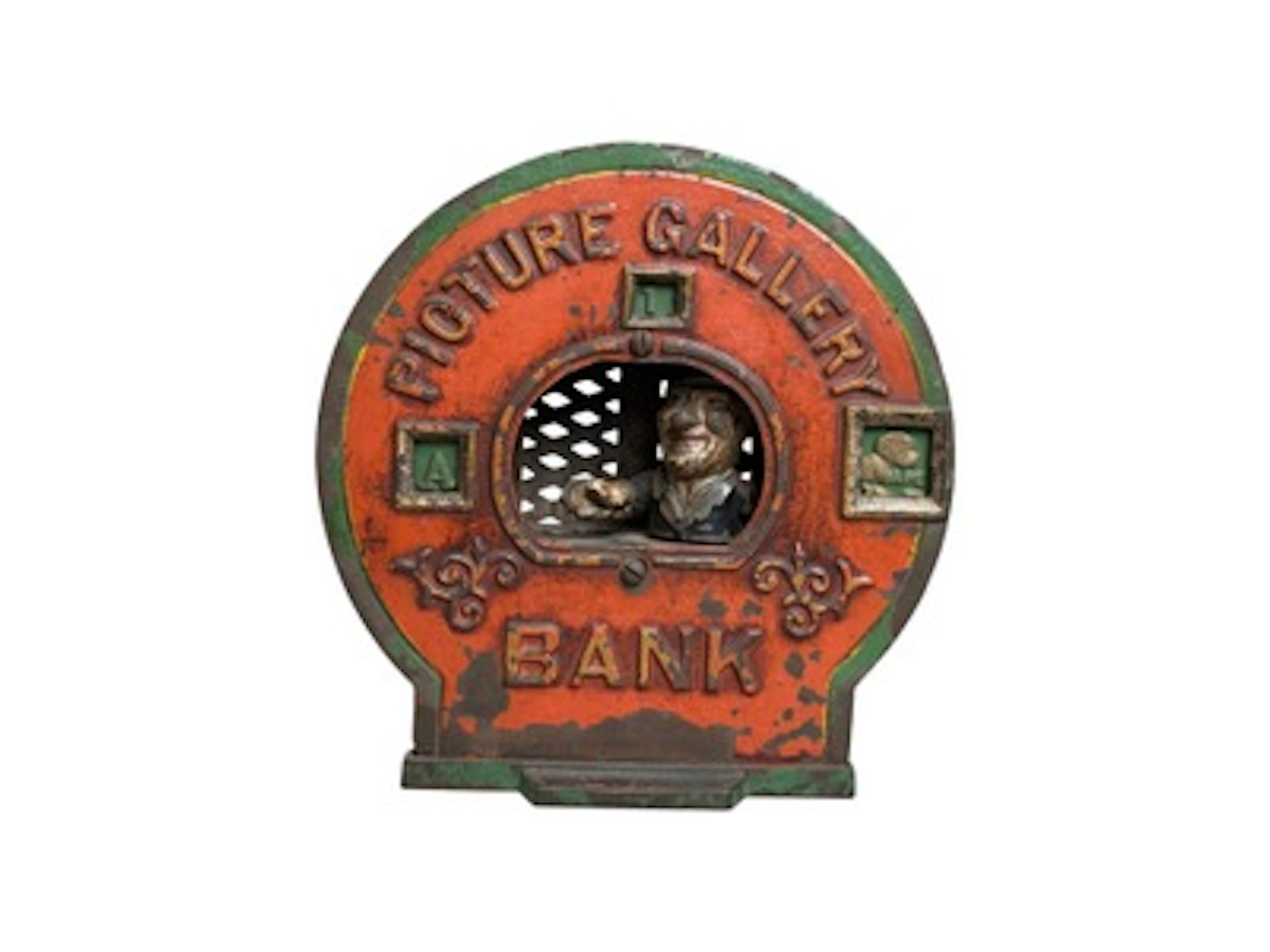 Shepard Hardware Picture Gallery Mechanical Bank