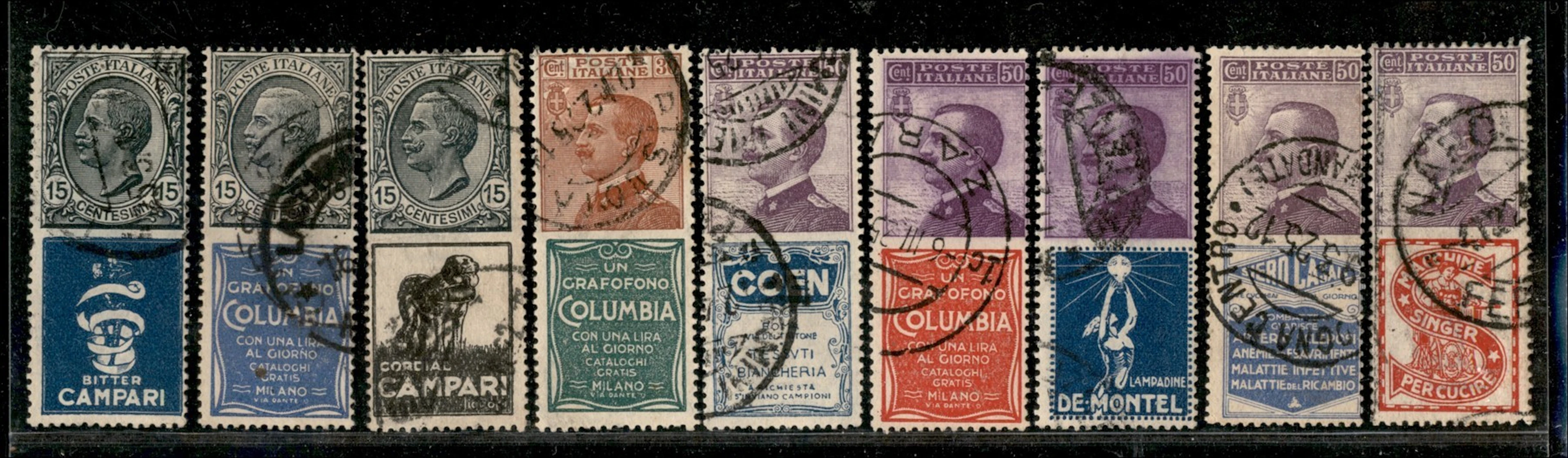 Regno - Francobolli pubblicitari - 1924/1925 Pubblicitari (1/19) -