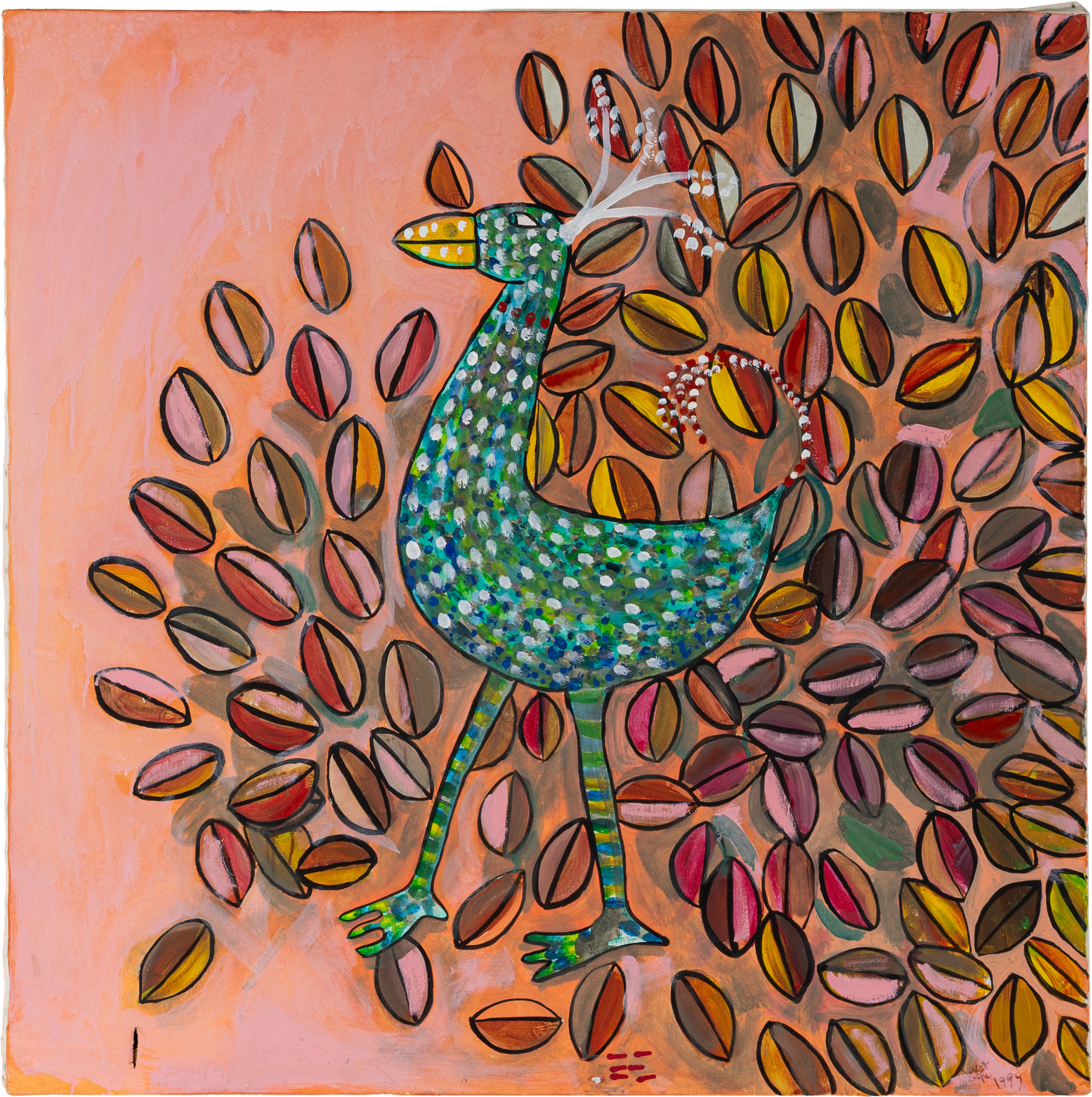 JACOPO FO (1955) Senza titolo 1999 Olio su tela 100 x 100 cm Firmato