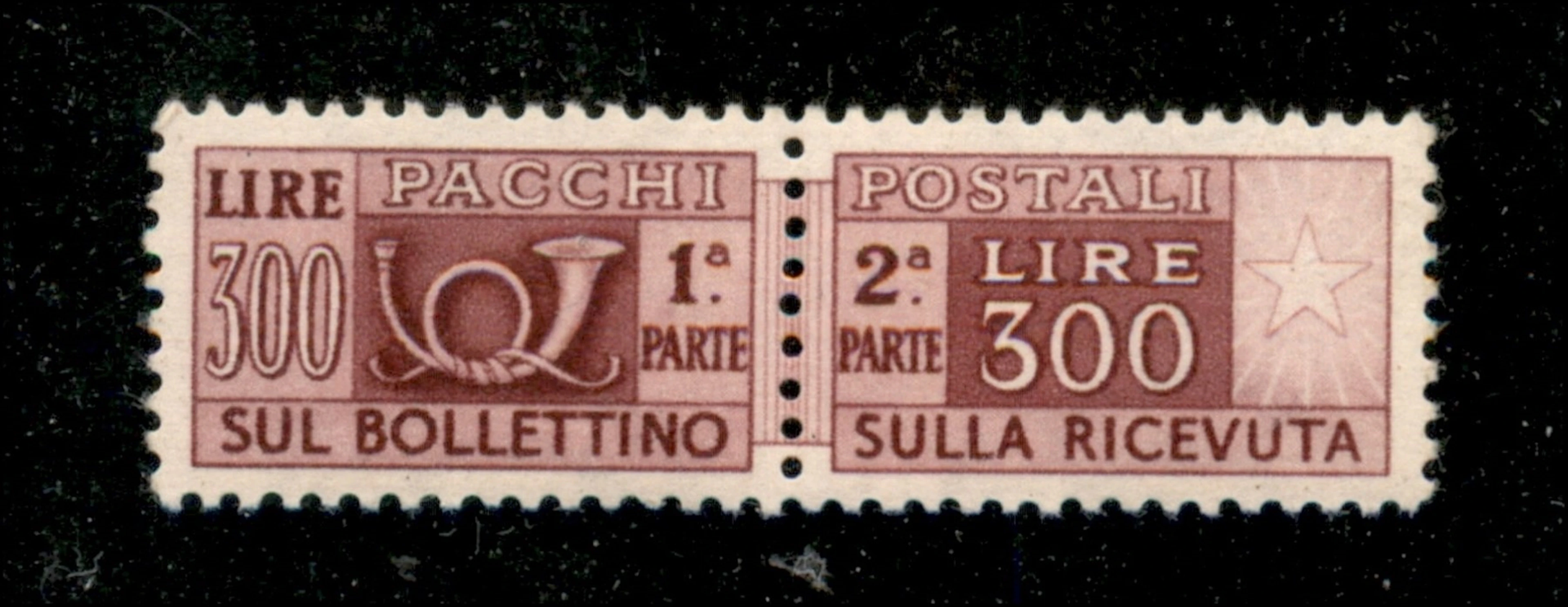 Repubblica - Pacchi postali - 1948 300 lire (79) ottimamente centrato