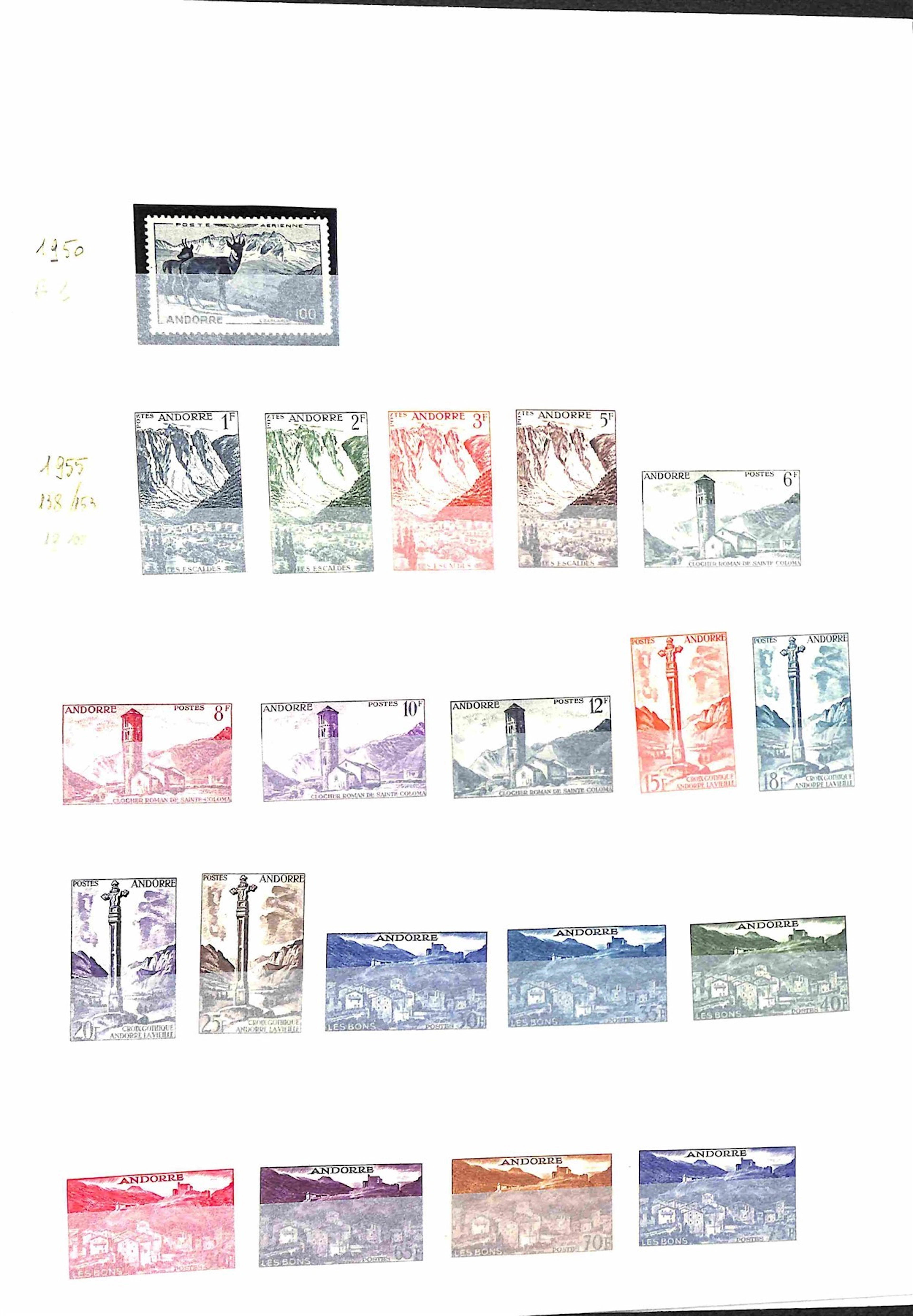 Lotti e Collezioni - Europa e Oltremare - ANDORRA FRANCESE - 1950/2005