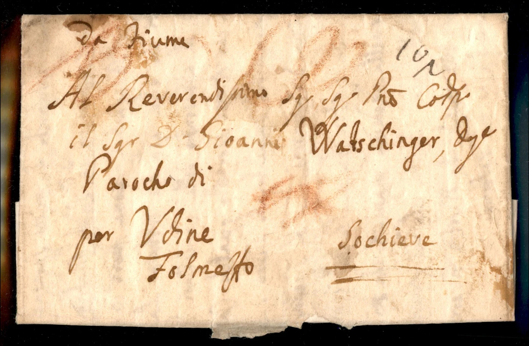 Prefilateliche - Italia - Periodo Napoleonico Lettera completa di