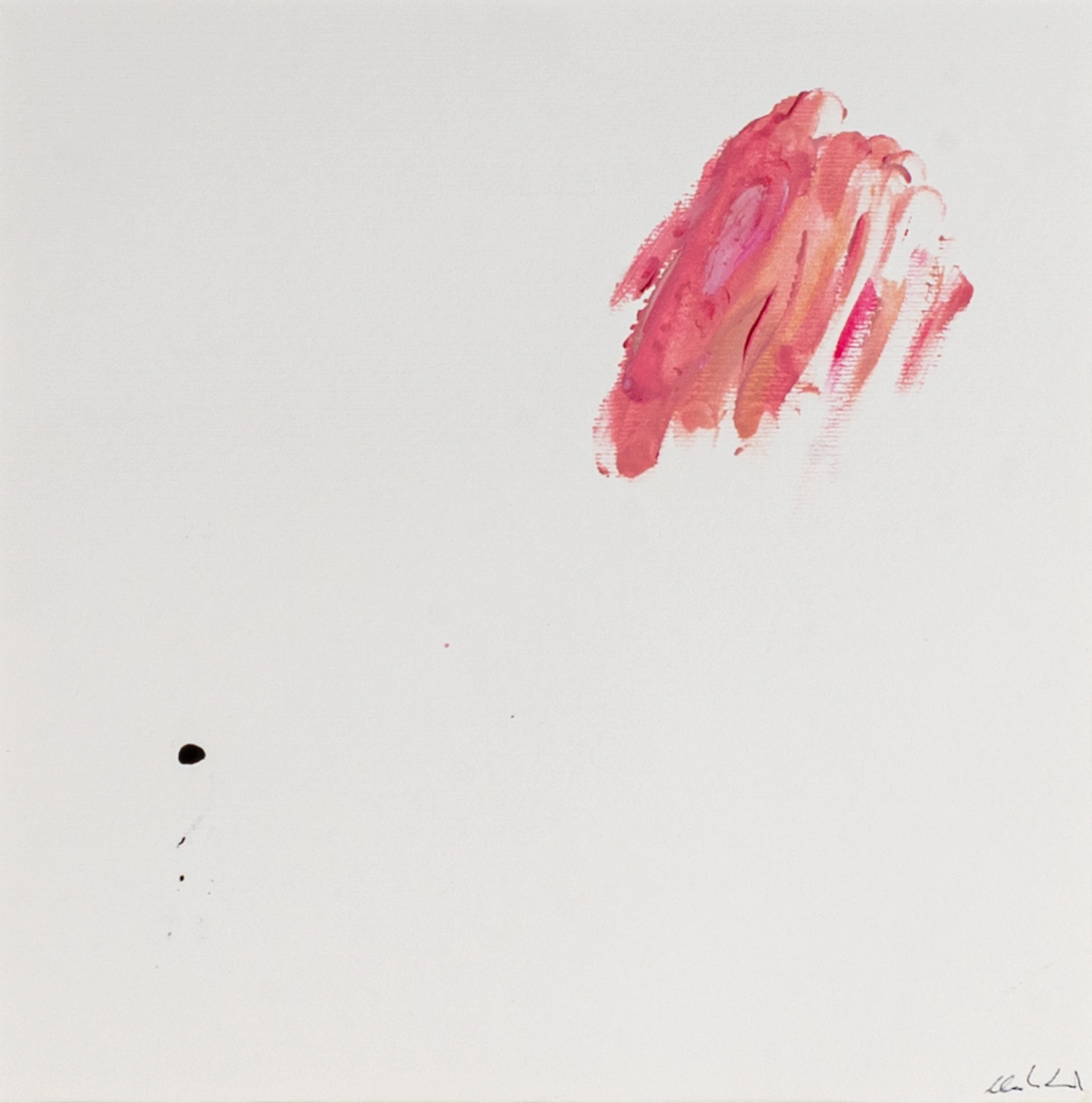 CLAUDIA GIUDICI Nuvola 2011 Tempera su carta 52 x 52 cm Firmata in