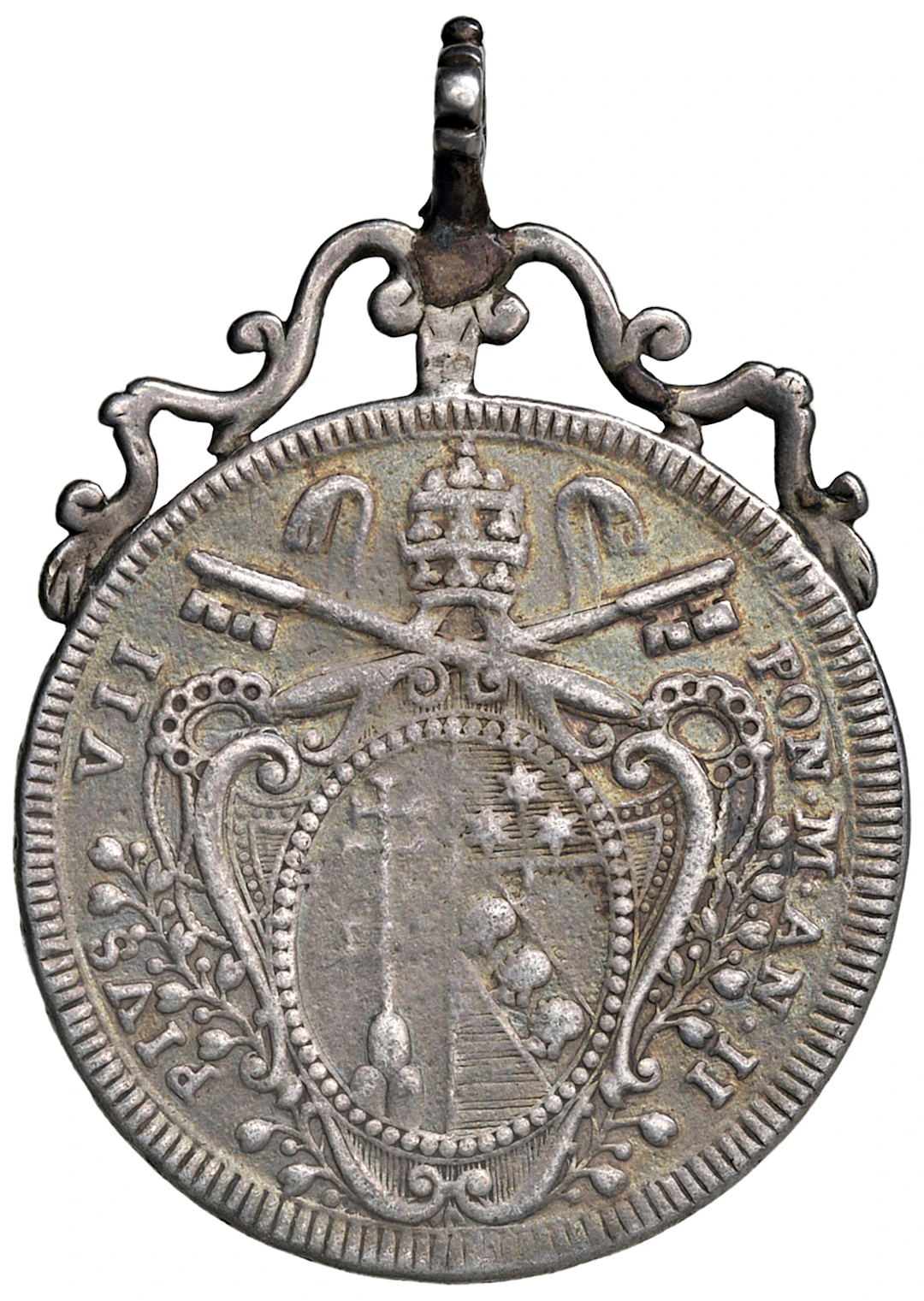 MONETE ITALIANE - Stato Pontificio â Pio VII (1800-1823) Scudo 1802