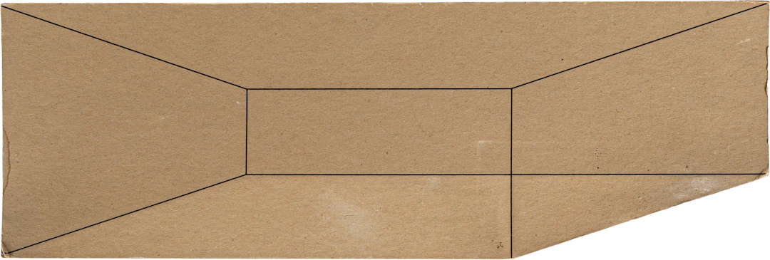 GIANNI COLOMBO (1937 - 1993) Senza titolo Serigrafia su cartone sagomato