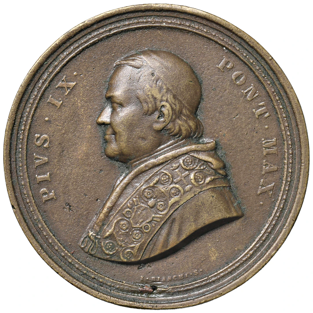 MEDAGLIE PAPALI â Pio IX (1846-1878) Medaglia 1869 - Interno della