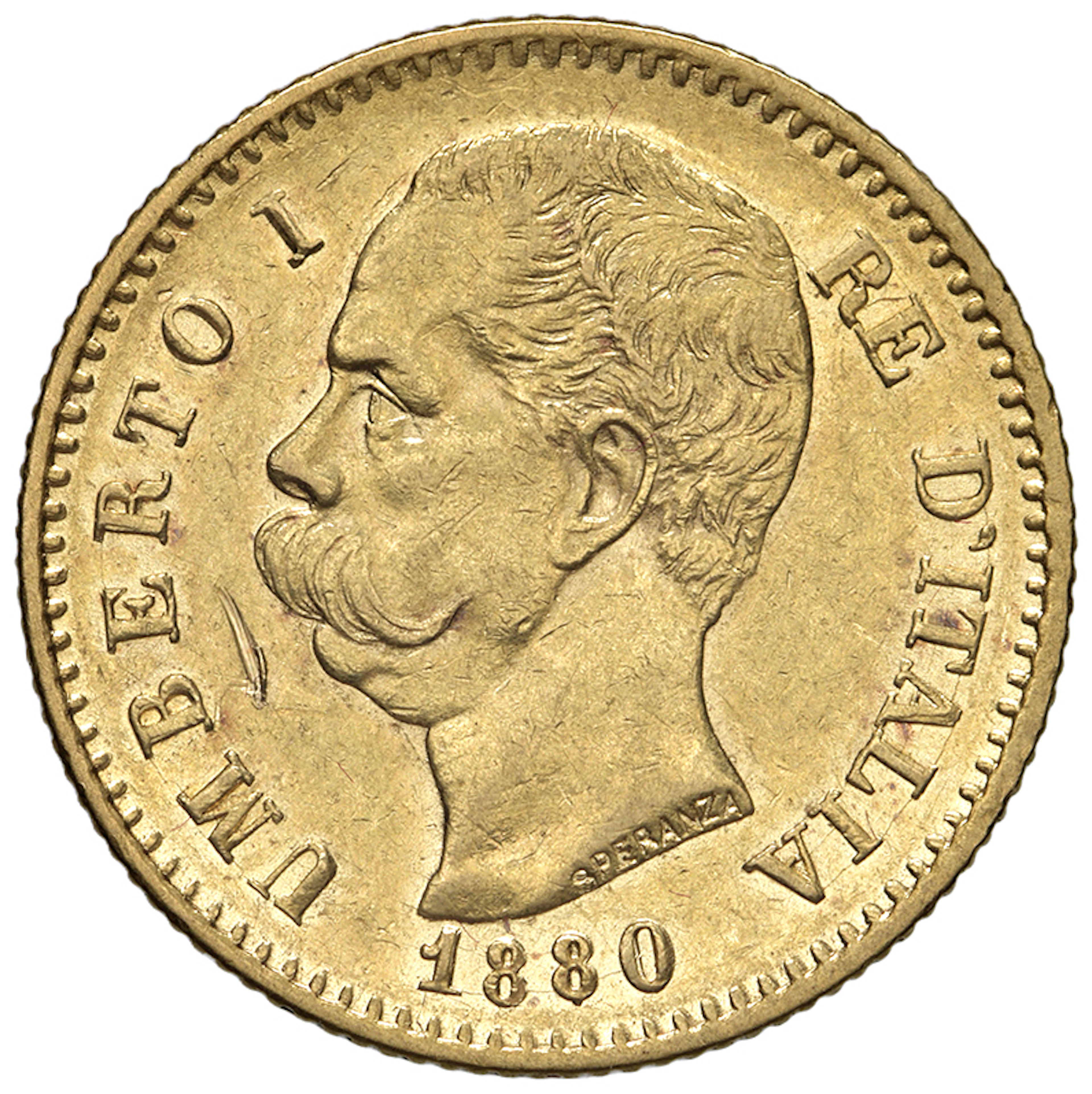 SAVOIA - Regno d'Italia - Umberto I, 1878 - 1900 20 Lire Stemma -