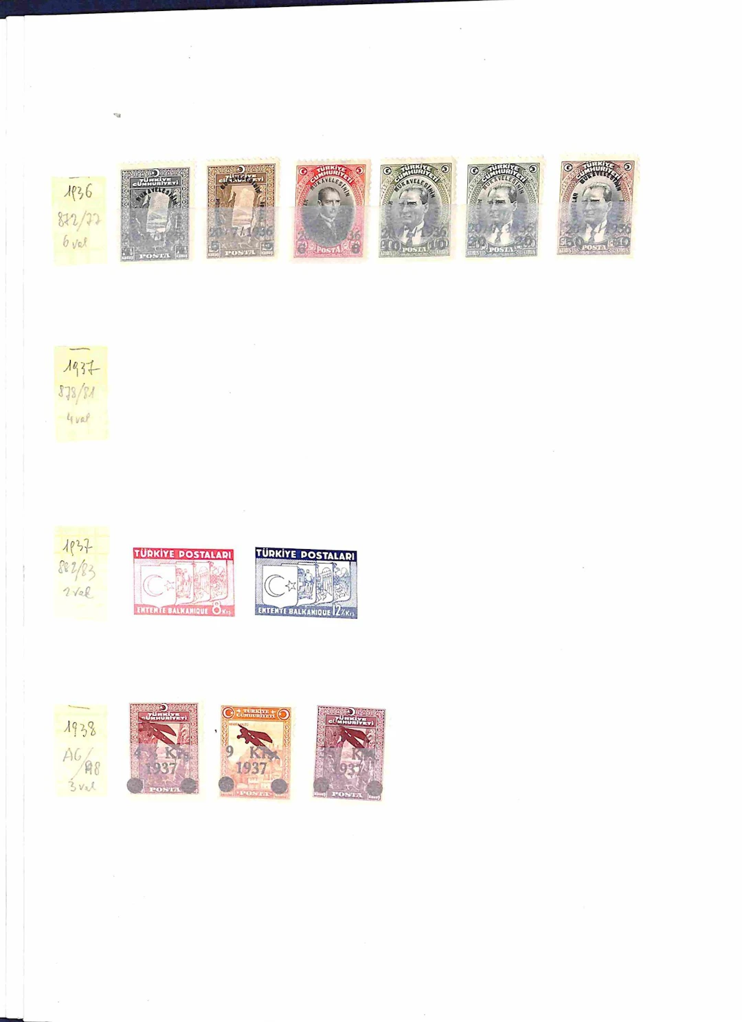 Lotti e Collezioni - Europa e Oltremare - TURCHIA - 1931/2004 Collezione
