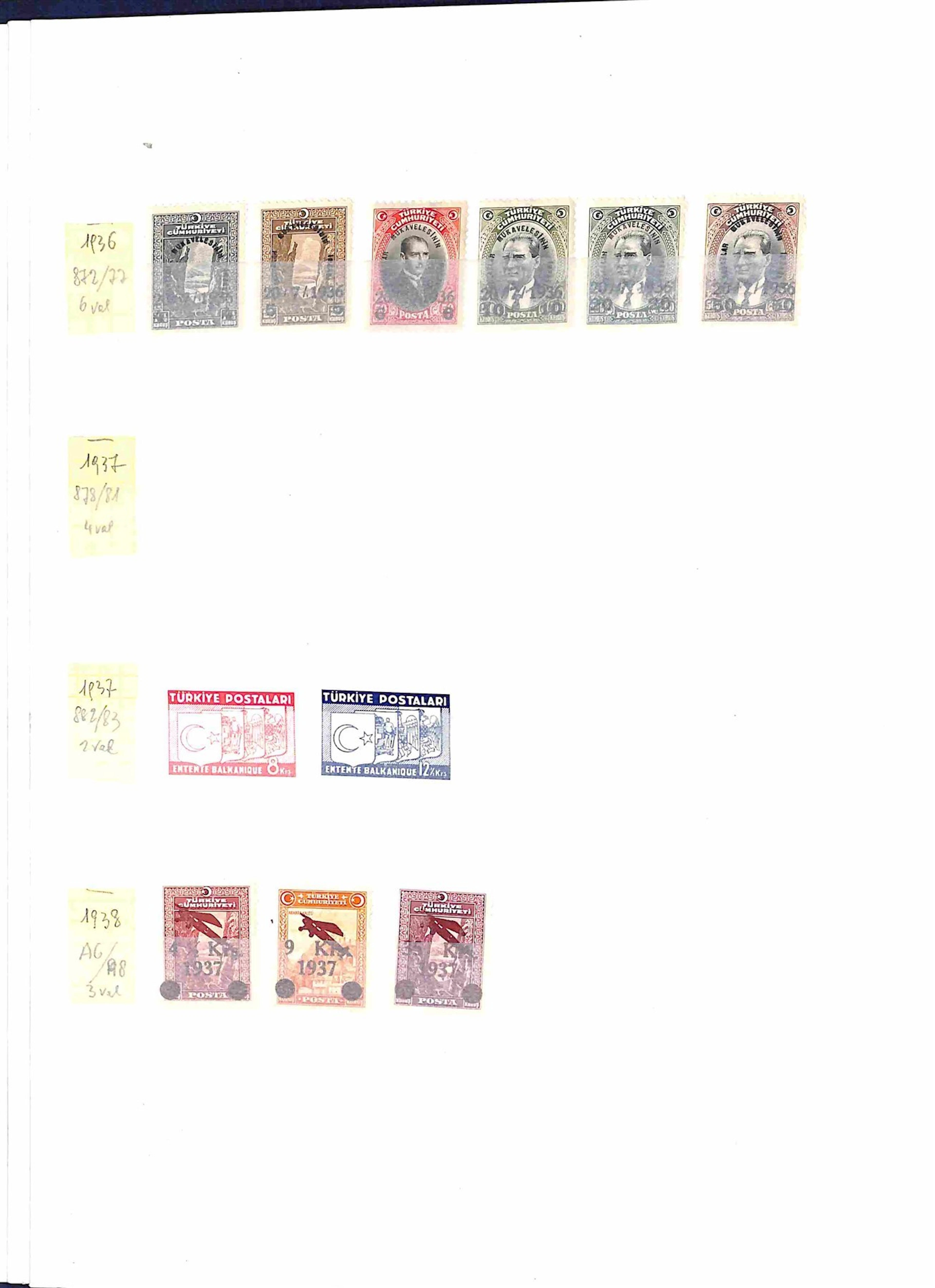 Lotti e Collezioni - Europa e Oltremare - TURCHIA - 1931/2004 Collezione