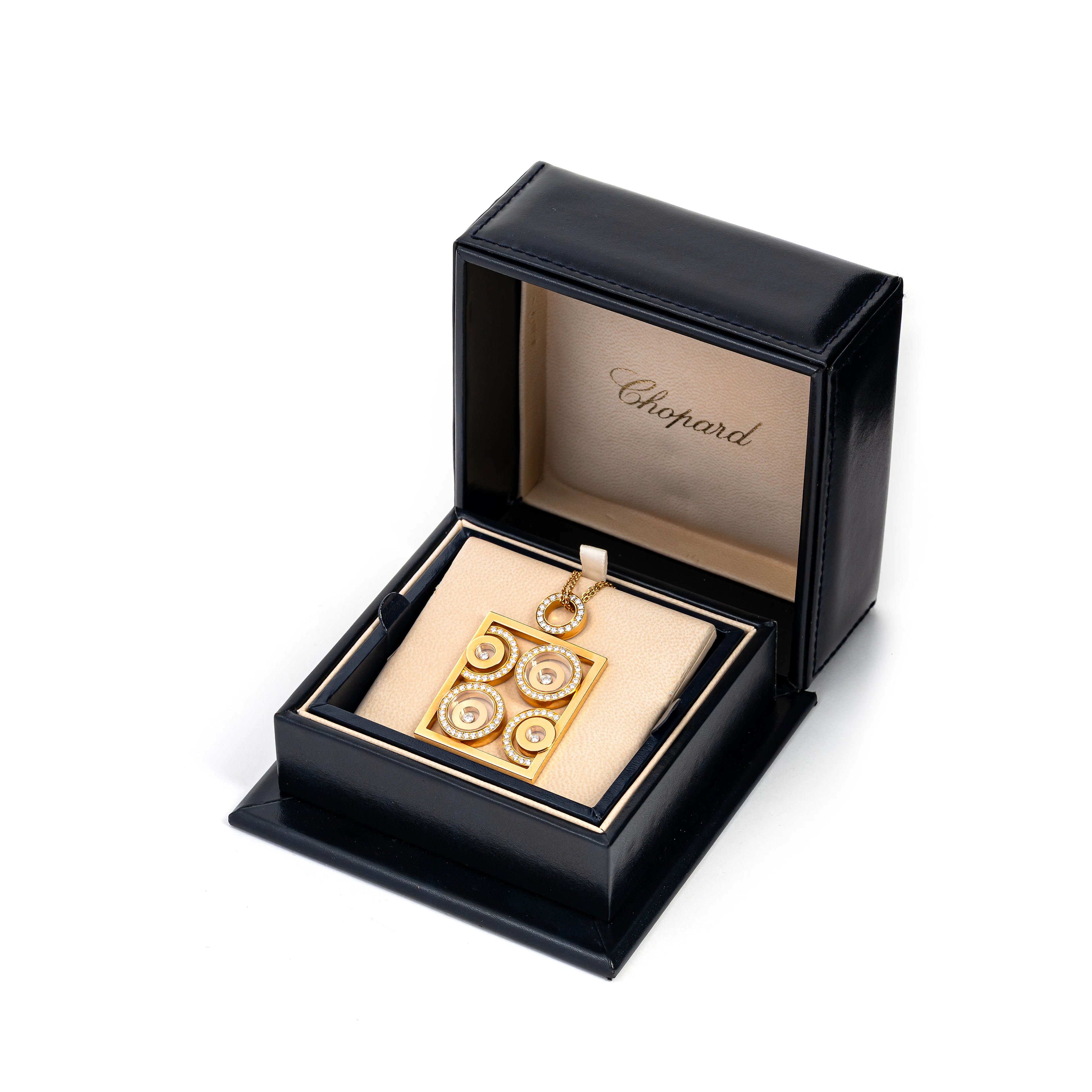 CHOPARD, collana modello Spirit 'made to order'. Oro giallo 18kt