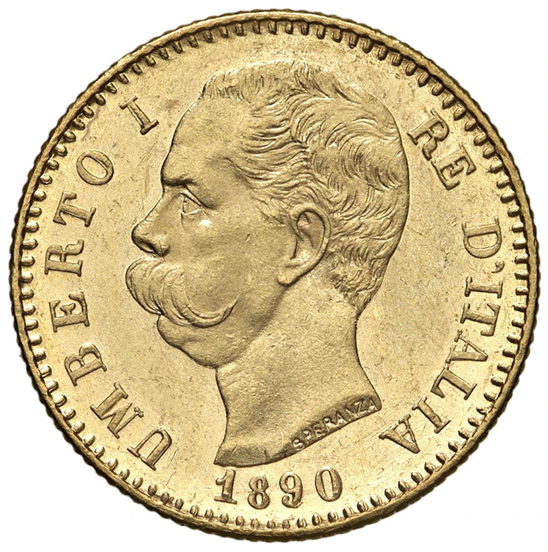 SAVOIA - Regno d'Italia - Umberto I, 1878 - 1900 20 Lire Stemma -
