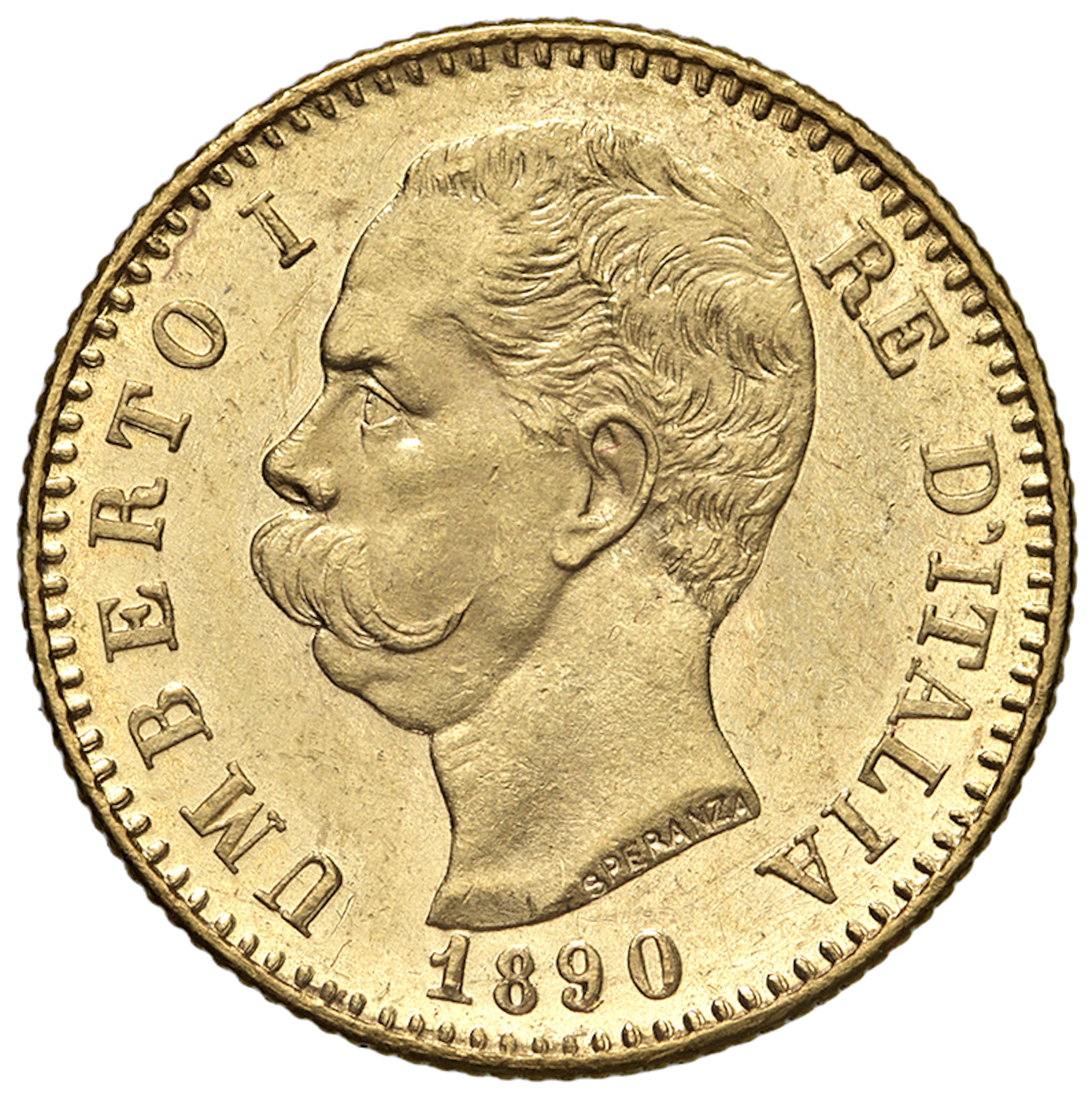 SAVOIA - Regno d'Italia - Umberto I, 1878 - 1900 20 Lire Stemma -