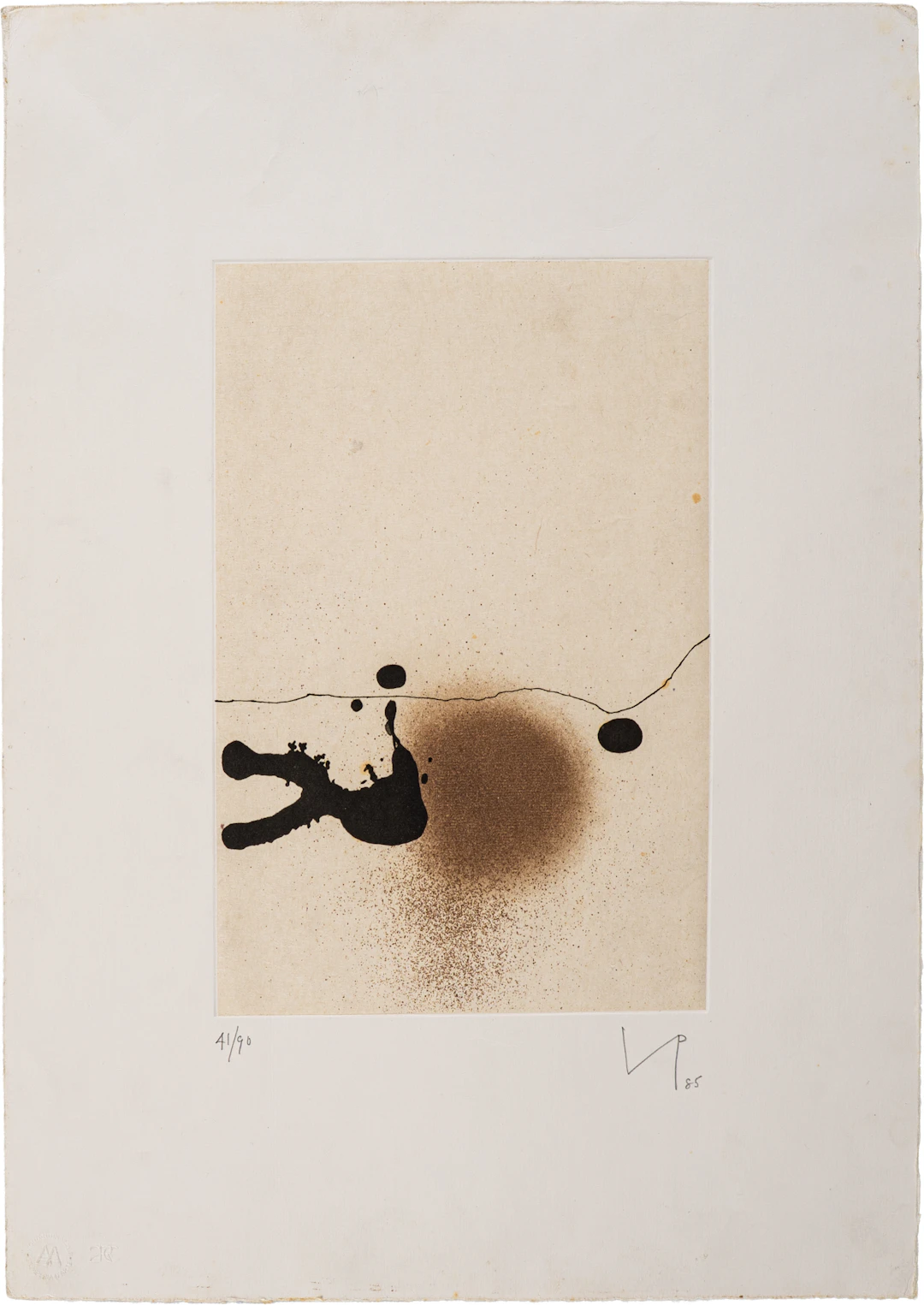 VICTOR PASMORE (1908 - 1998) Senza titolo 1985 Acquaforte e acquatinta