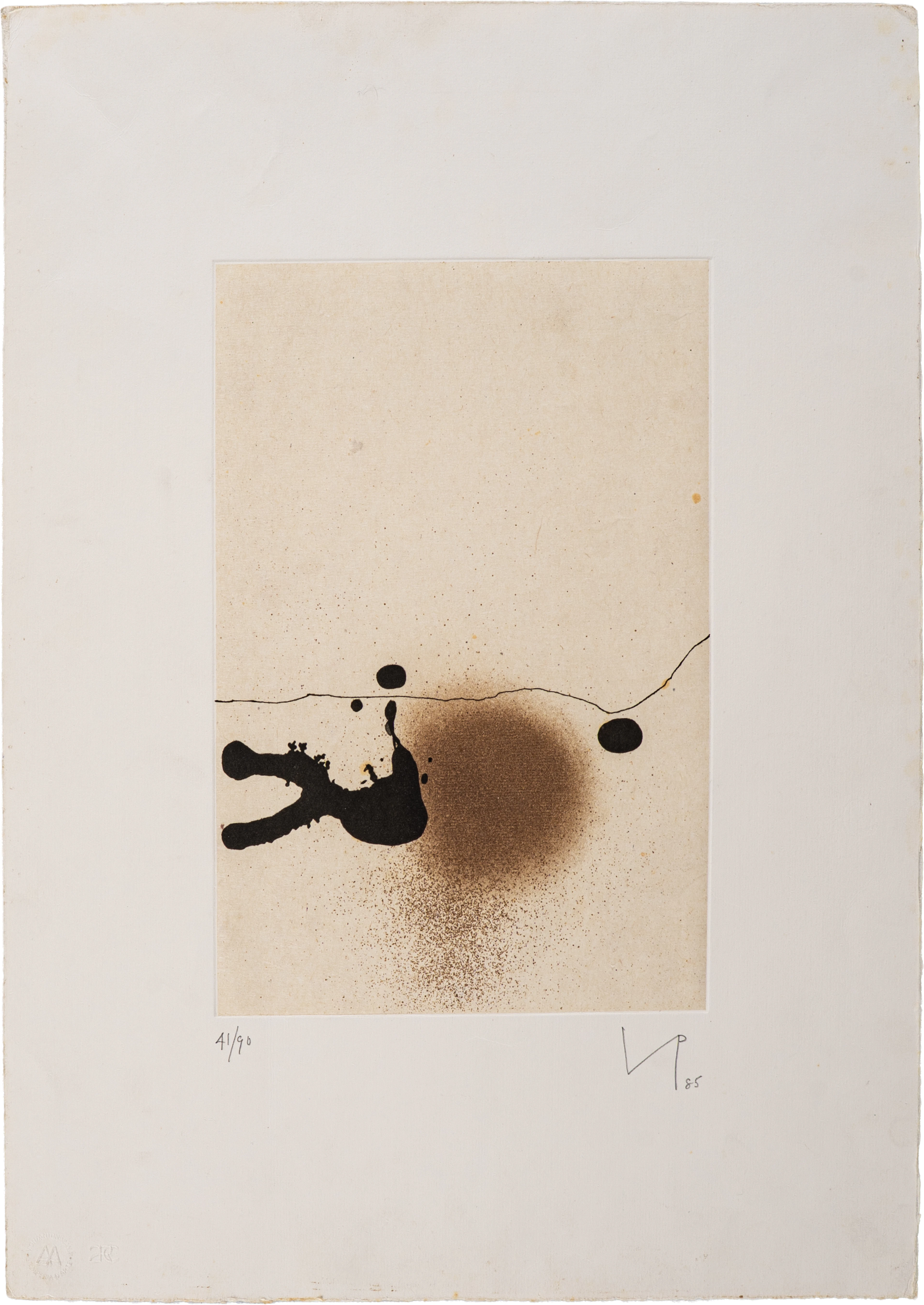 VICTOR PASMORE (1908 - 1998) Senza titolo 1985 Acquaforte e acquatinta