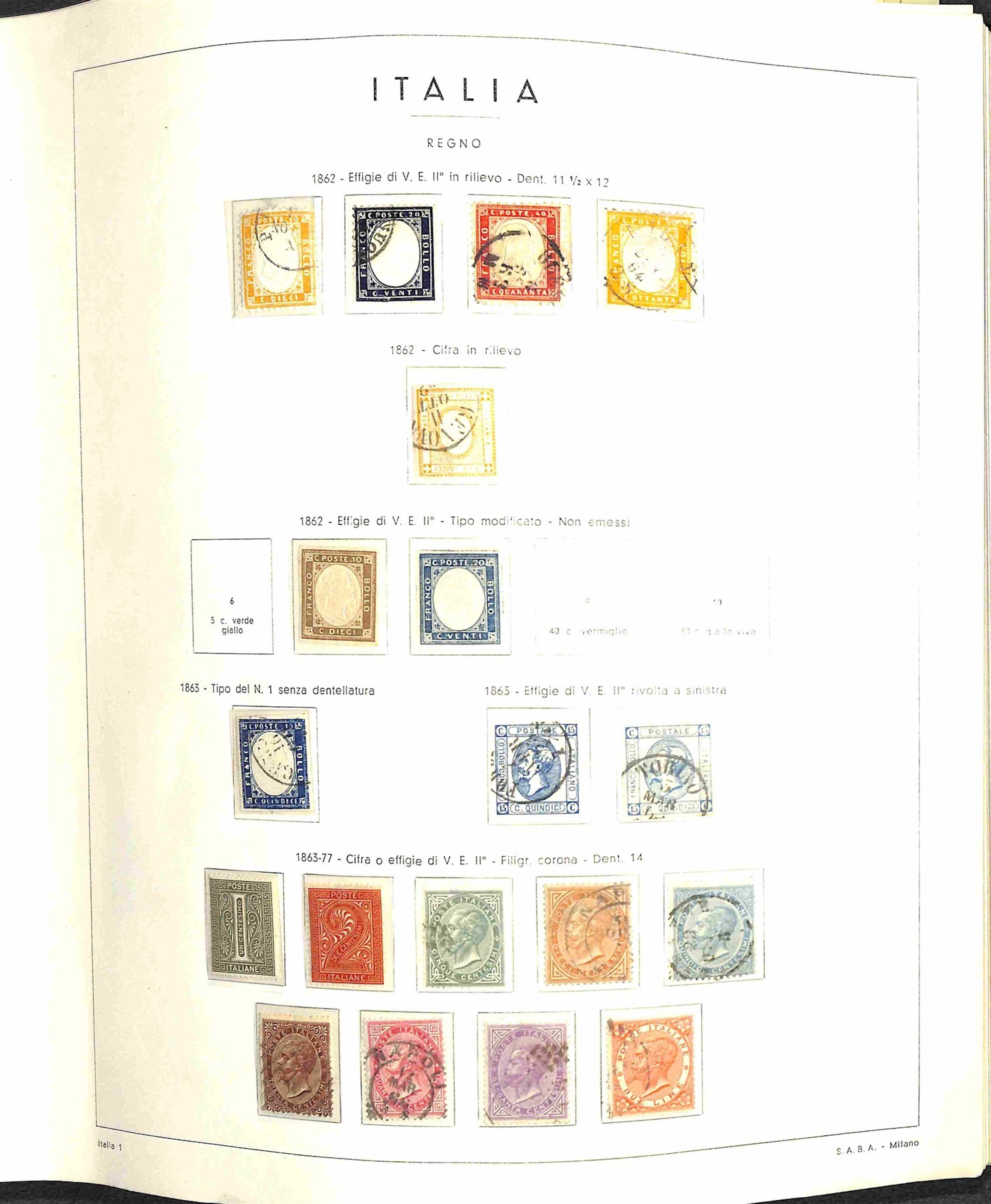 Lotti e Collezioni - Area Italiana - REGNO D'ITALIA - 1862/1947 Collezione