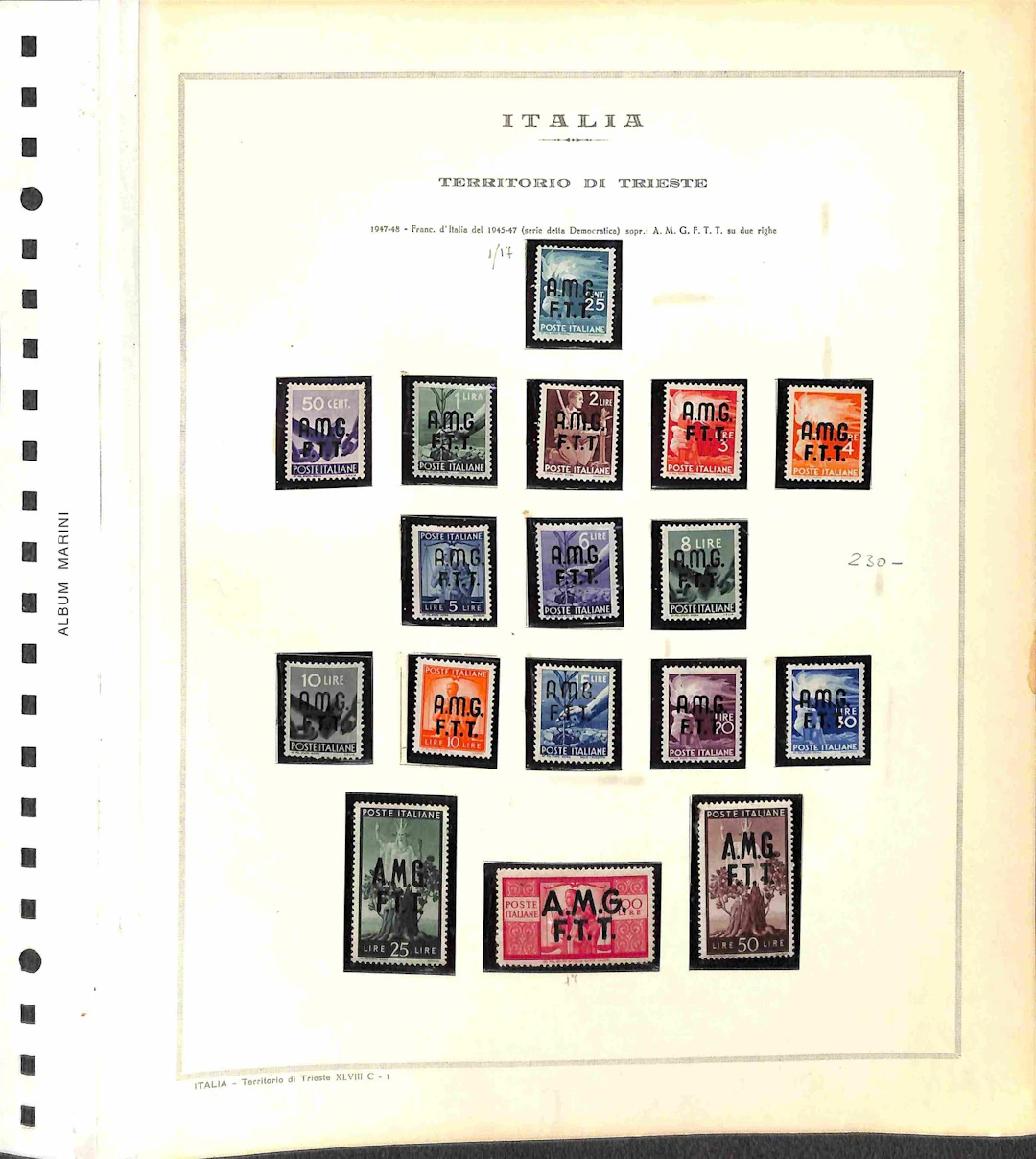 Lotti e Collezioni - Area Italiana - TRIESTE AMG-FTT - 1947/1954 Collezione