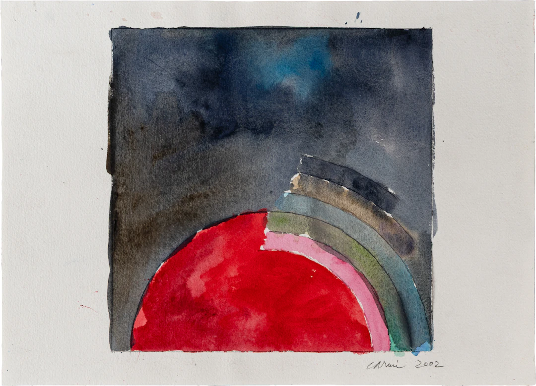 EUGENIO CARMI (1920 - 2016) Ossimoro 2002 Tecnica mista su carta 26