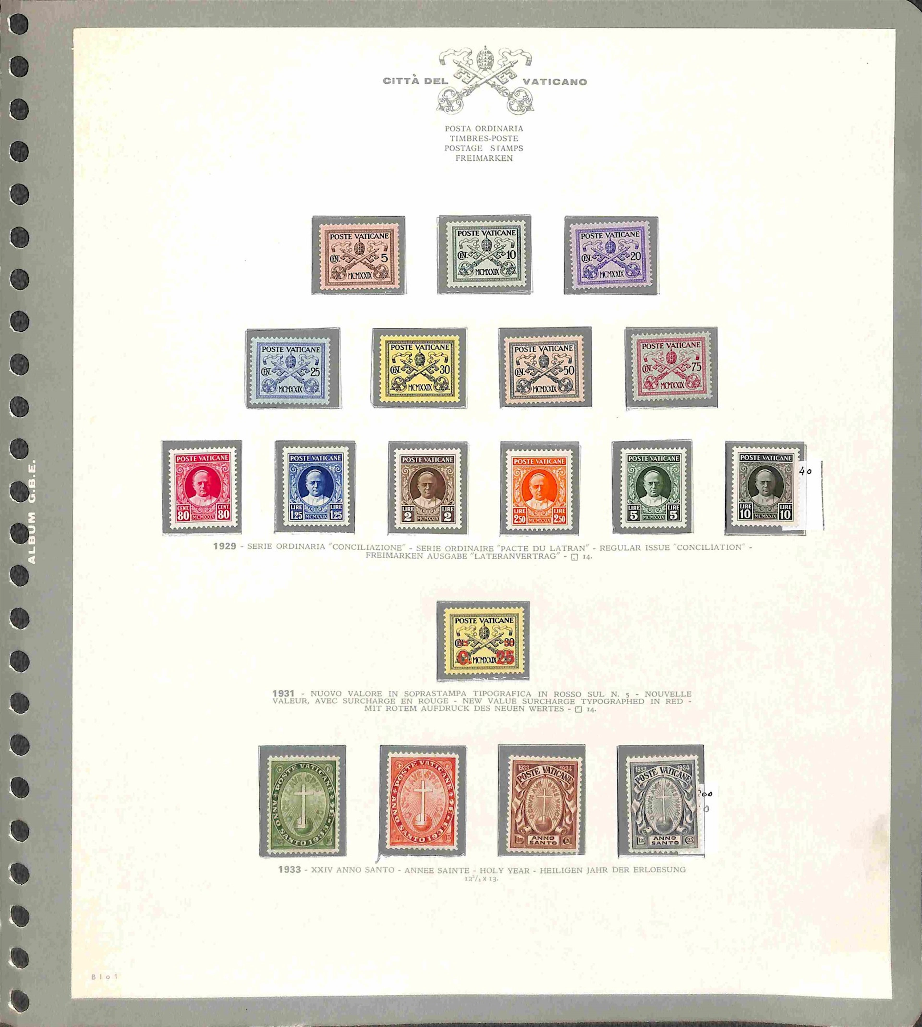 Lotti e Collezioni - Area Italiana - VATICANO - 1929/2005 Bella collezione