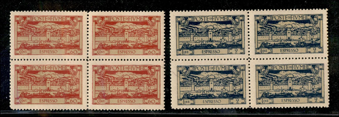 Occupazioni I guerra mondiale - 1923 Espressi S. Vito (7/8) serie
