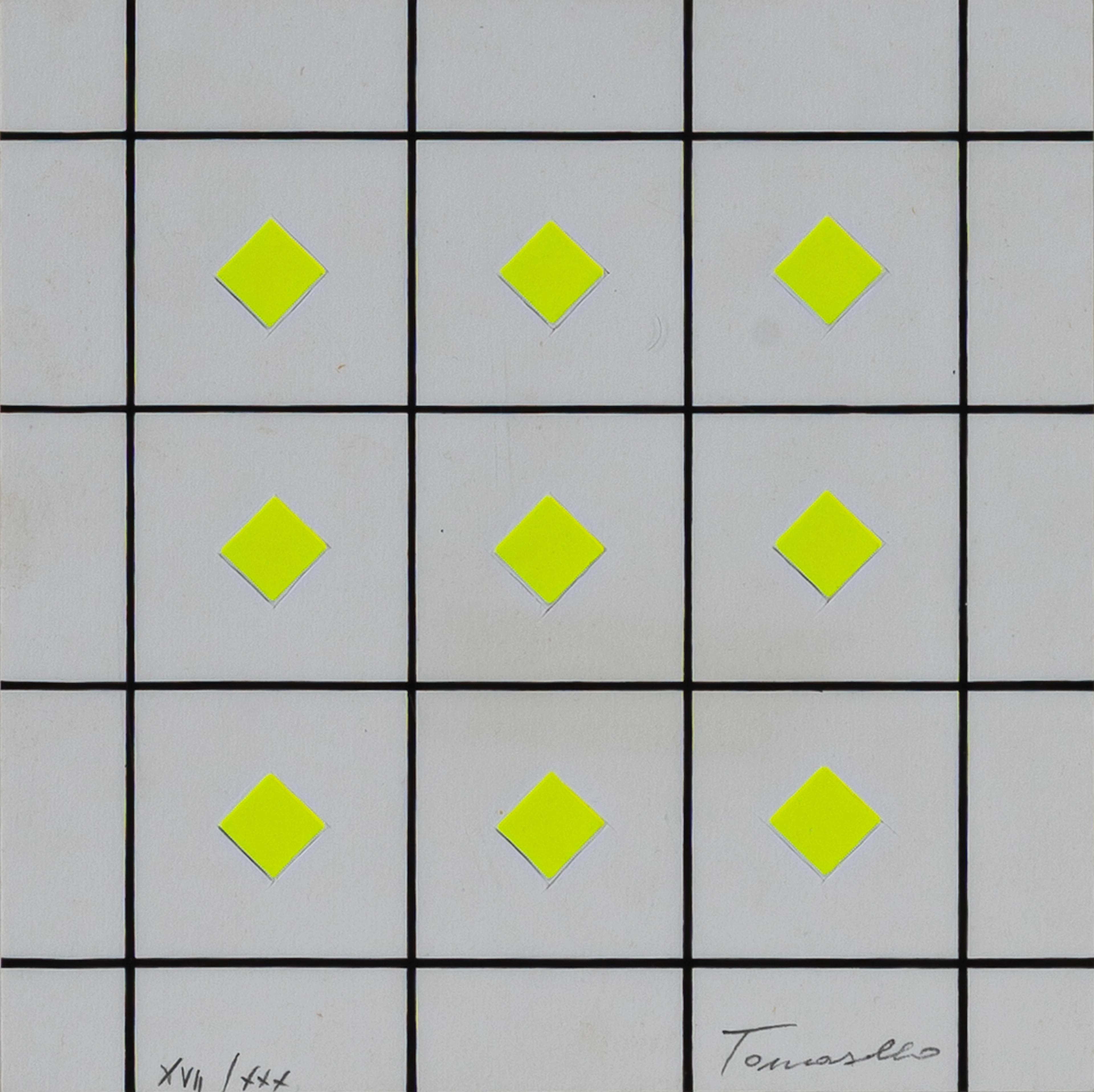 LUIS TOMASELLO (1915 - 2014) Senza titolo serigrafia, es. XVII/XXX