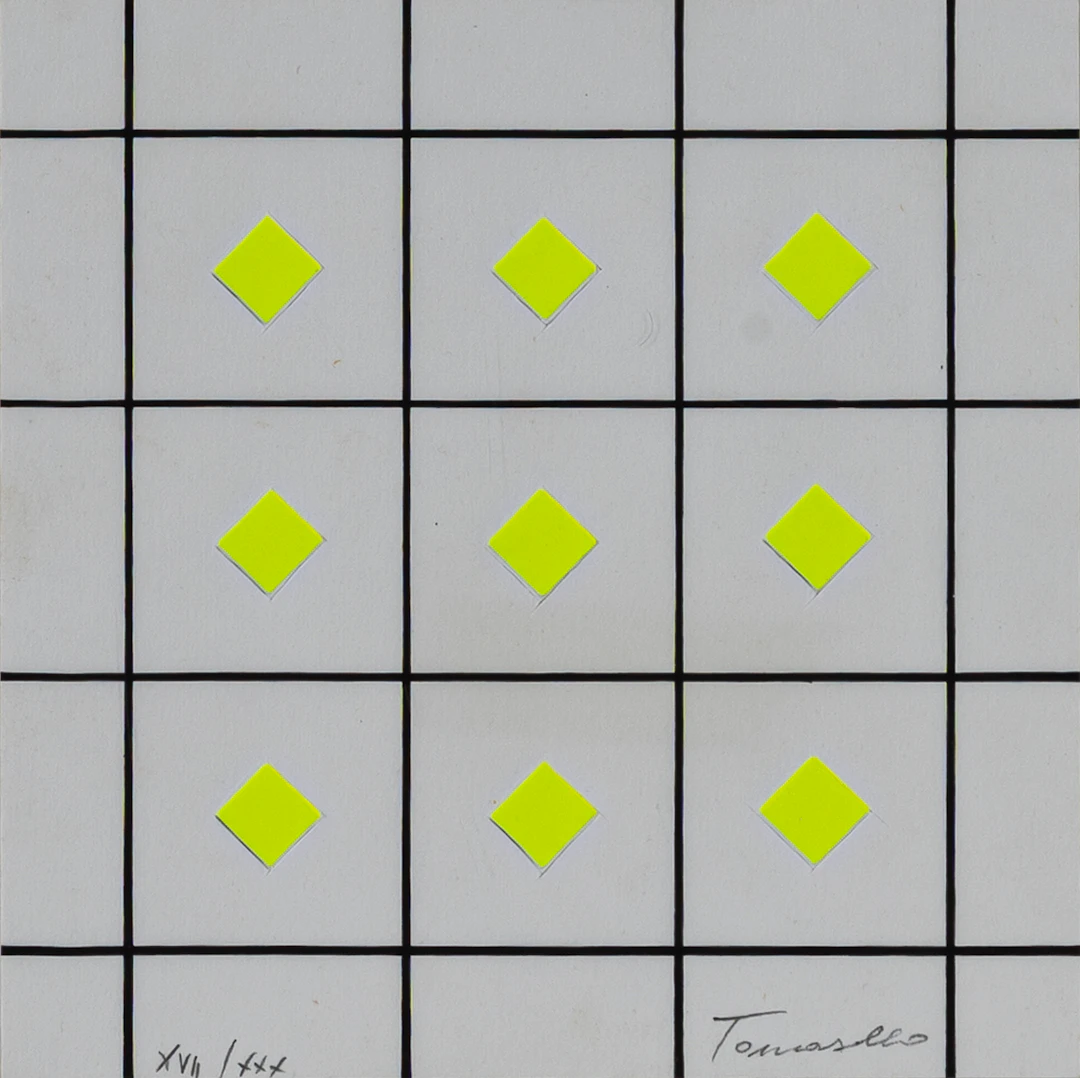LUIS TOMASELLO (1915 - 2014) Senza titolo serigrafia, es. XVII/XXX