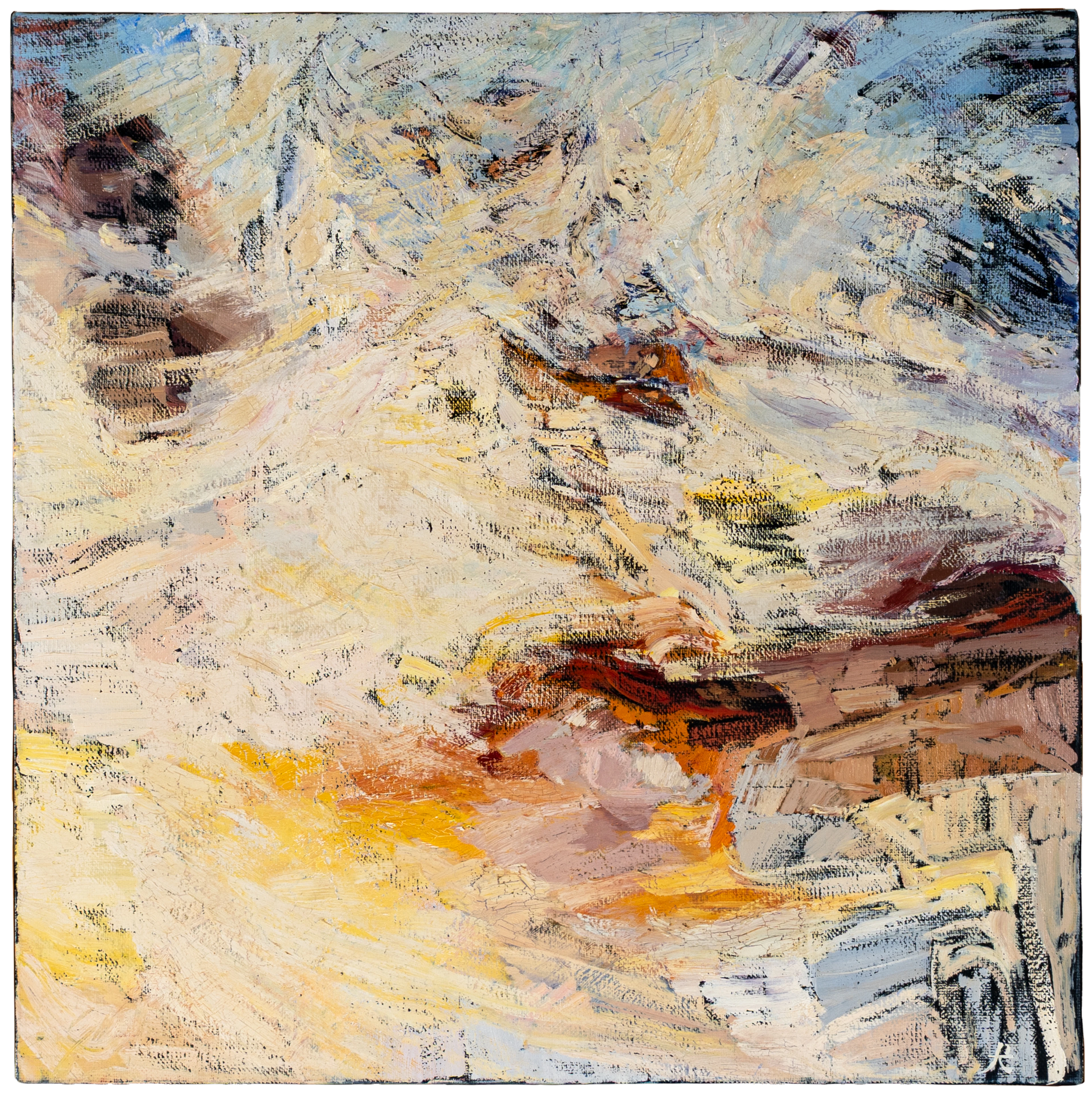 ANDREINA PARODI MONTI (1934) Senza titolo Olio su tela 80 x 80 cm