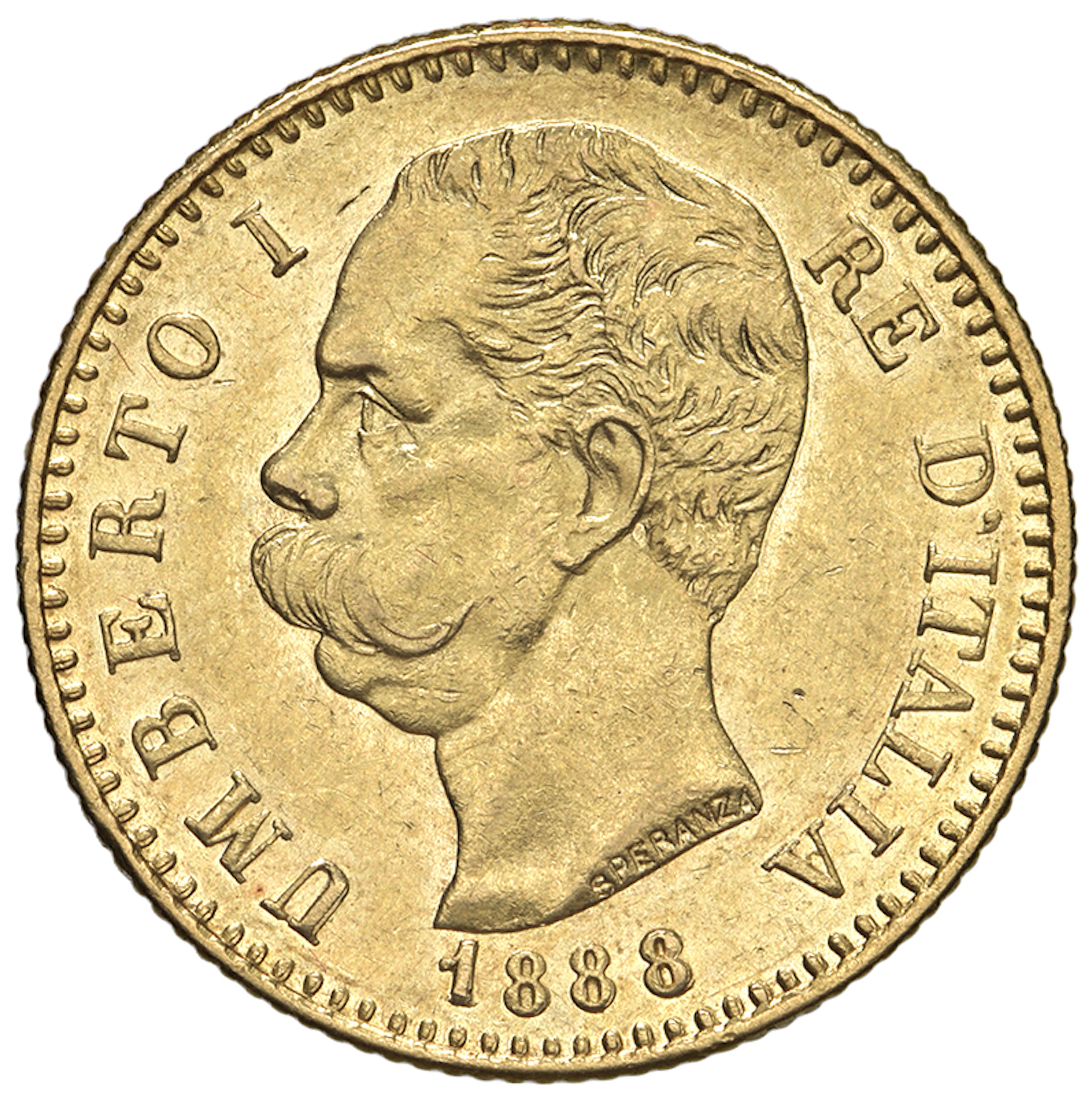SAVOIA - Regno d'Italia - Umberto I, 1878 - 1900 20 Lire Stemma -