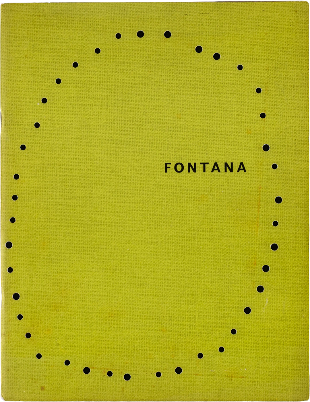 LUCIO FONTANA (1899 - 1968) Ten Paintings of Venice 1961 catalogo
