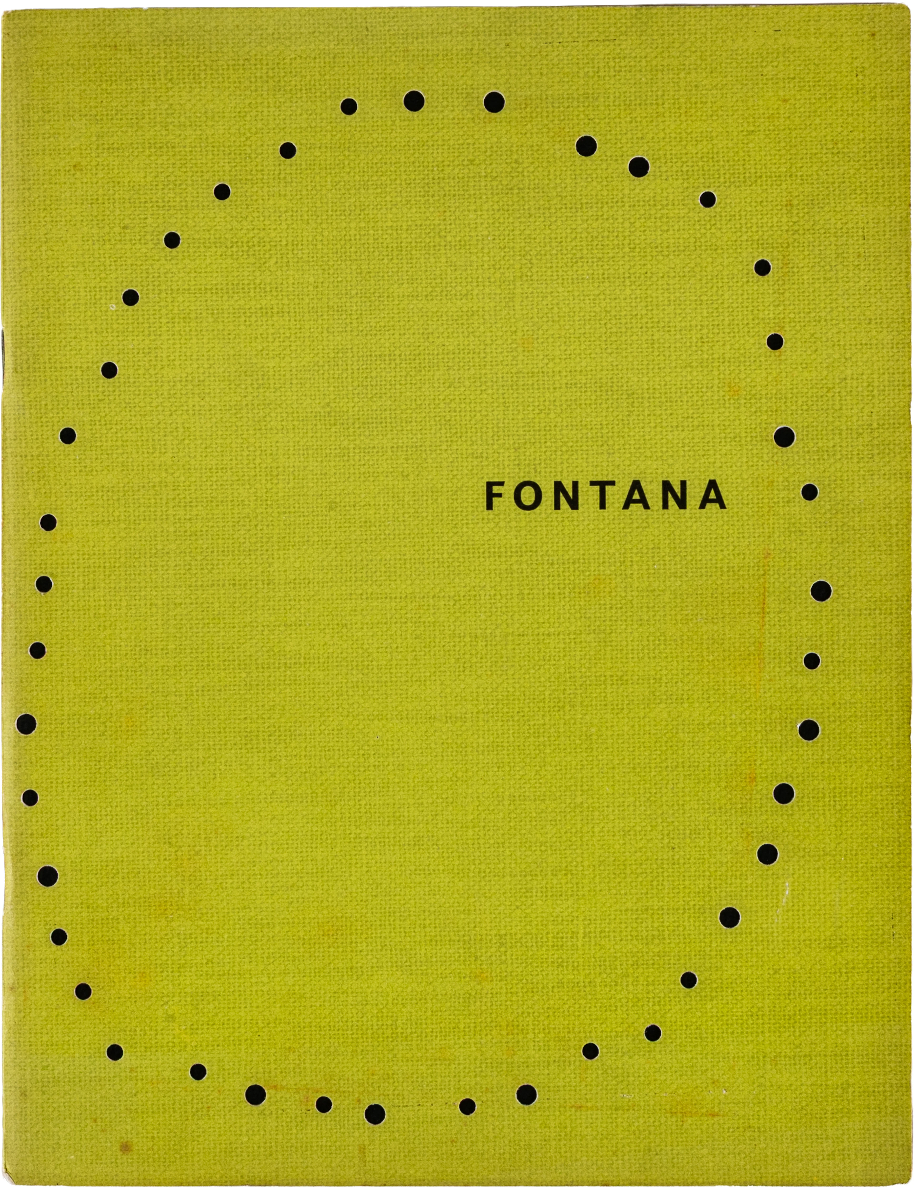 LUCIO FONTANA (1899 - 1968) Ten Paintings of Venice 1961 catalogo