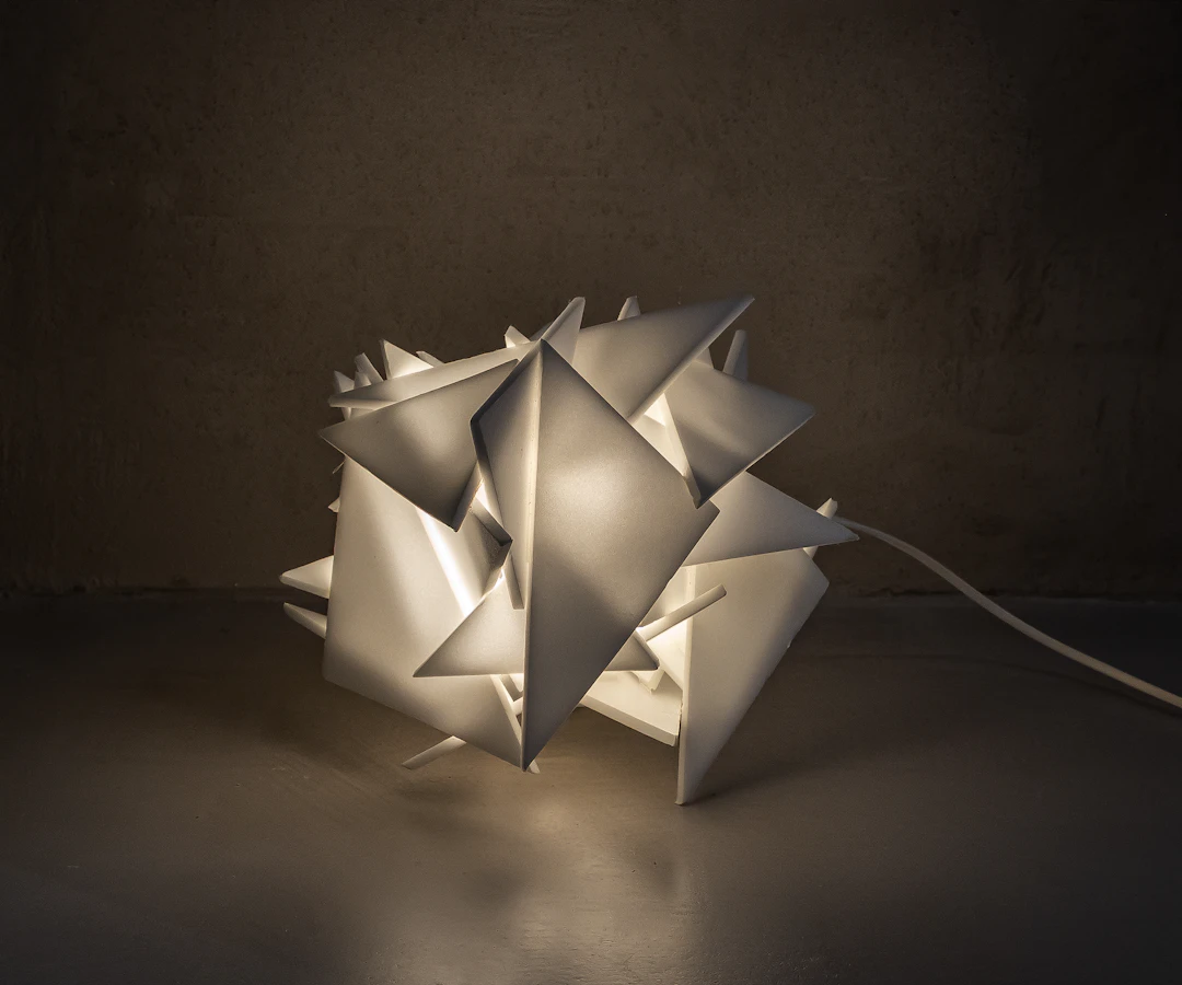 DANIELE STATERA Stella 2009 Lampada in polistirolo 30 x 25 x 25 cm
