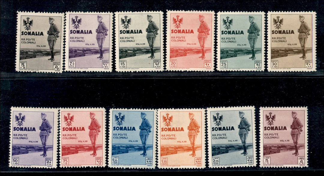 Colonie - Somalia - 1935 Visita del Re (199/212) - serie completa Gomma integra