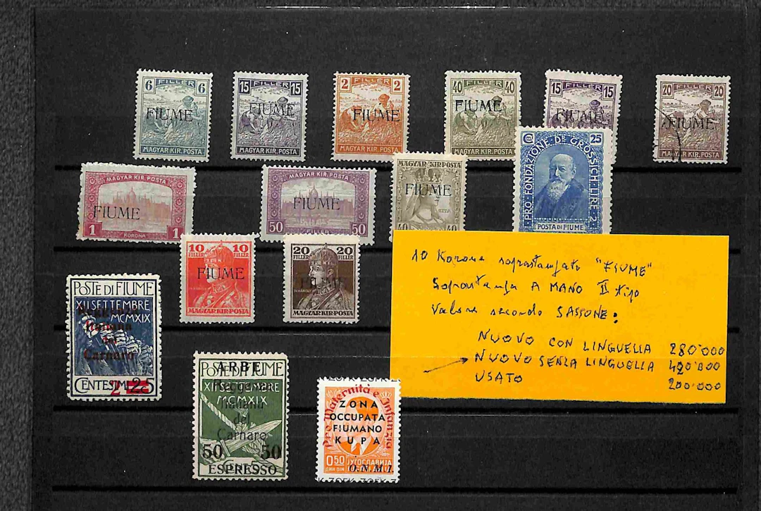 Lotti e Collezioni - Area Italiana - FIUME/JUGOSLAVIA - 1918/1960