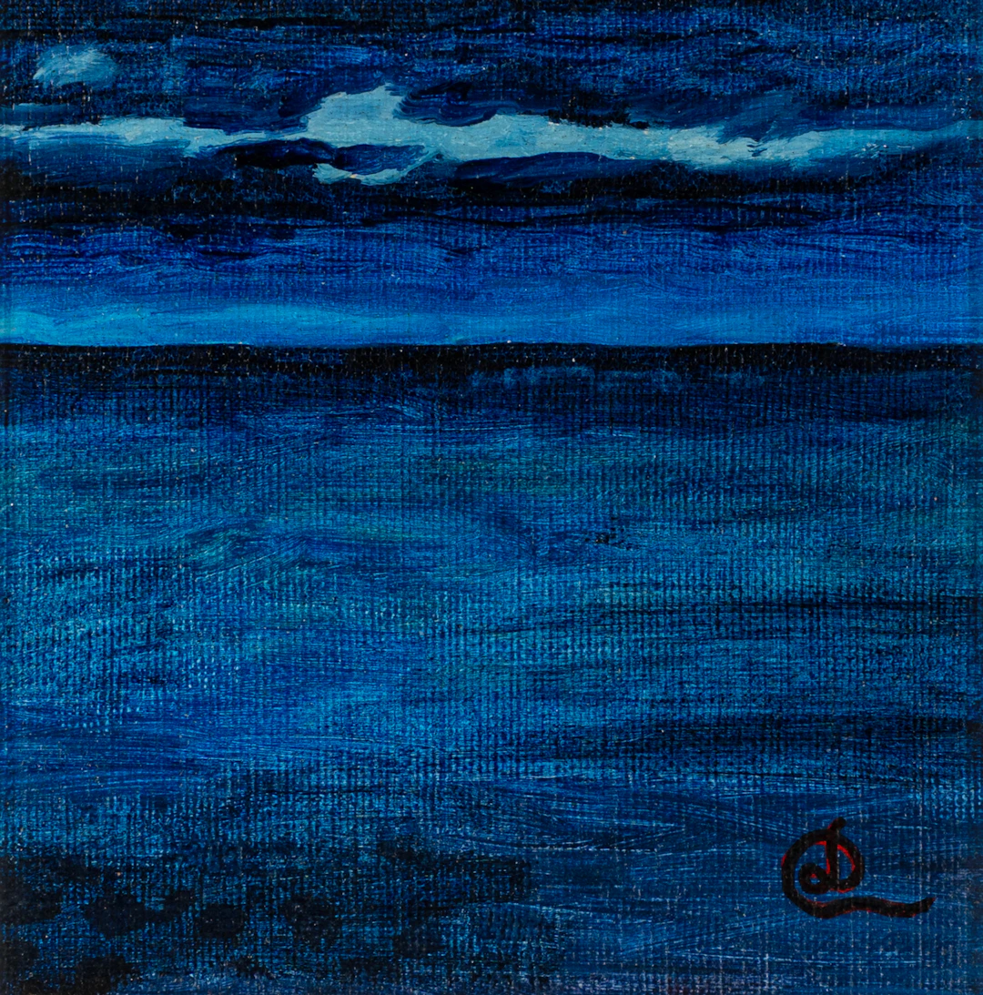 CORRADO DE CEGLIA (1941 - 2014) Sogna il mare 2012 Olio su tavola