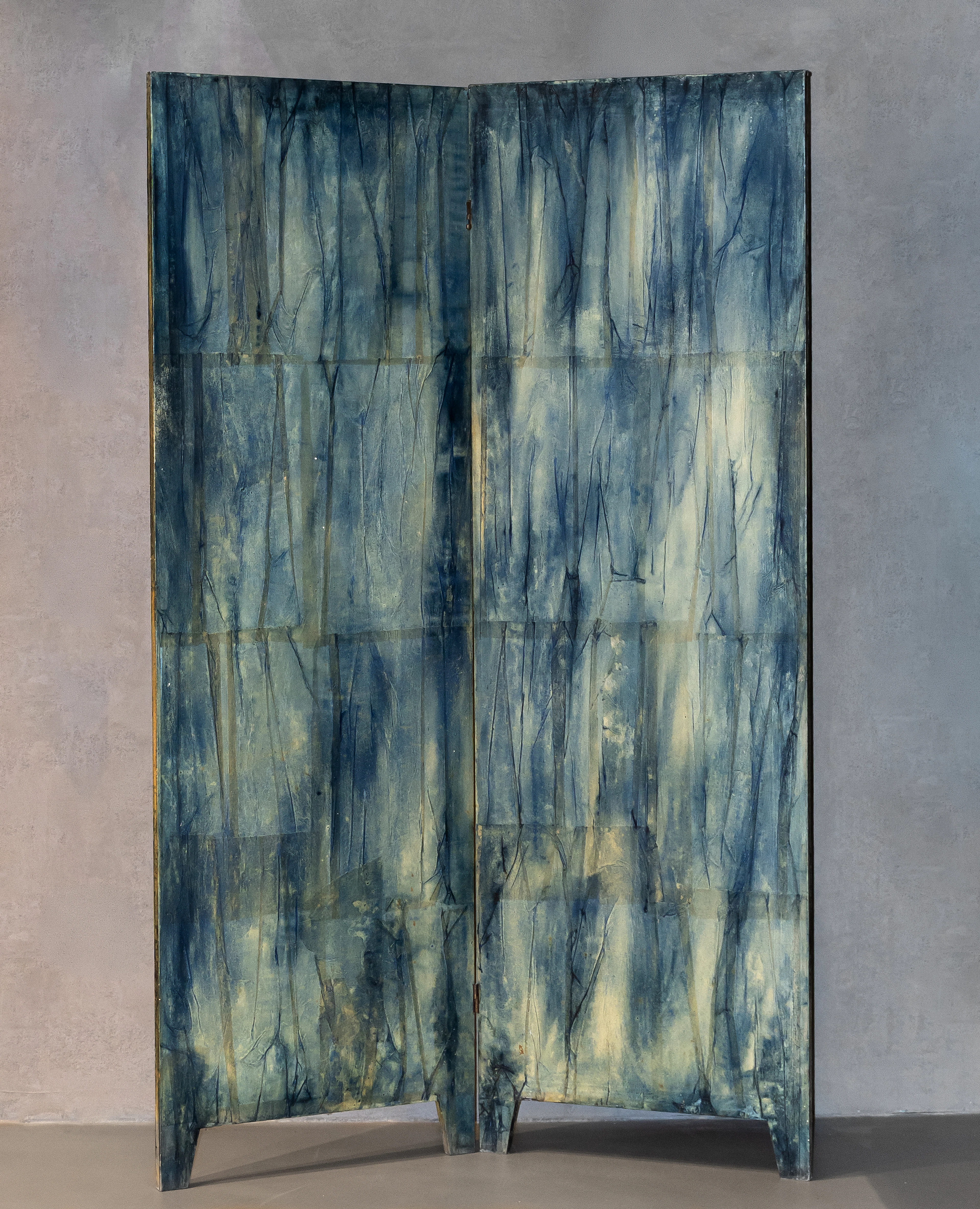 RAIMONDO GALEANO (1948) Senza titolo Paravento in legno, pittura e