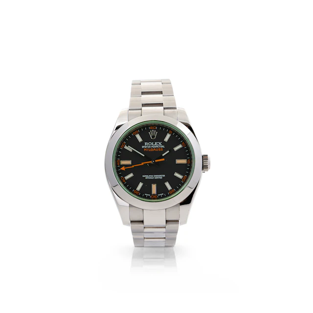 ROLEX Oyster Perpetual Milgauss, ref. 116400GV, 2014. Cassa Oyster