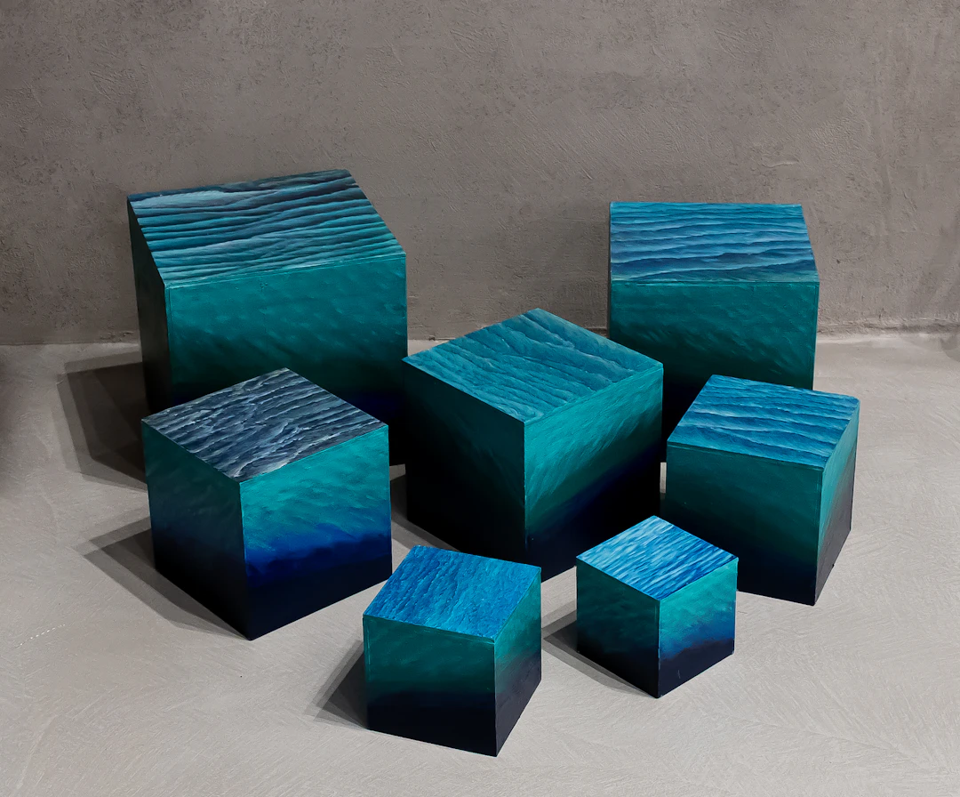CORRADO DE CEGLIA (1941 - 2014) Mare in scatola 2014 Installazione