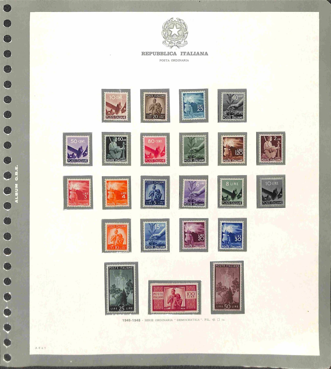 Lotti e Collezioni - Area Italiana - REPUBBLICA - 1945/1955 Bella