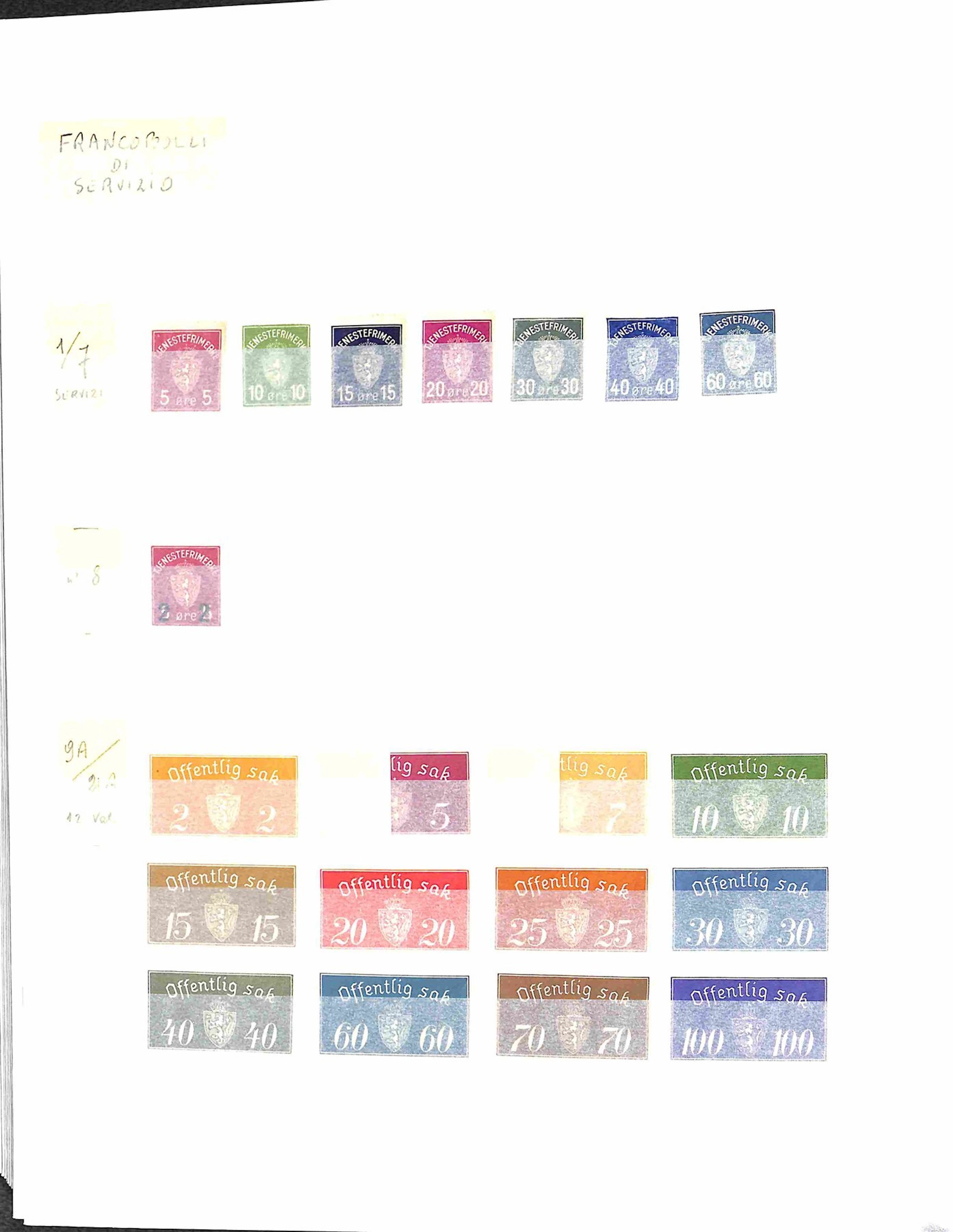 Lotti e Collezioni - Europa e Oltremare - NORVEGIA - 1910/2002 Collezione