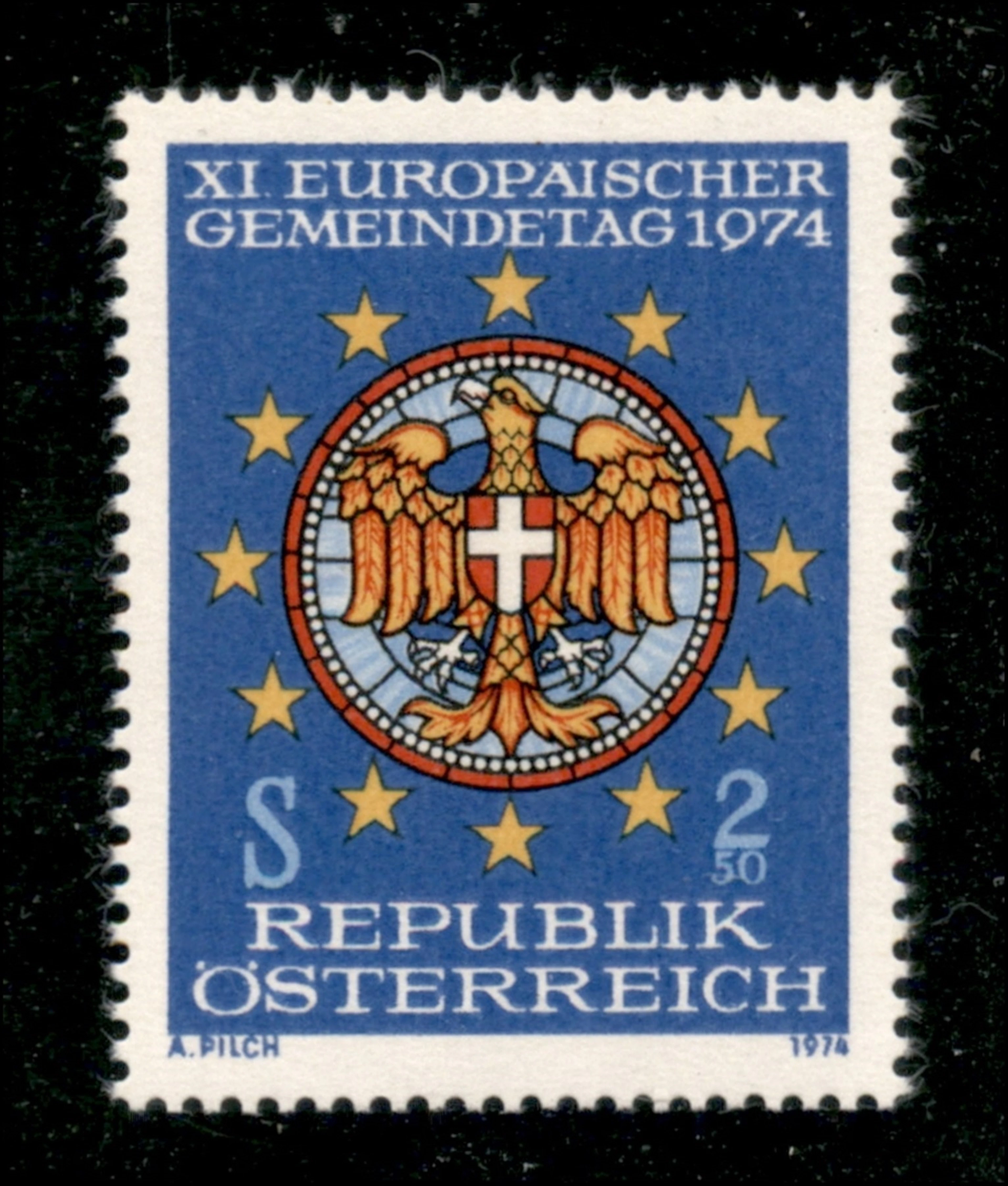 Europa e Oltremare - Austria - 1974 - Non Emesso 2,50 scellini 11Â°