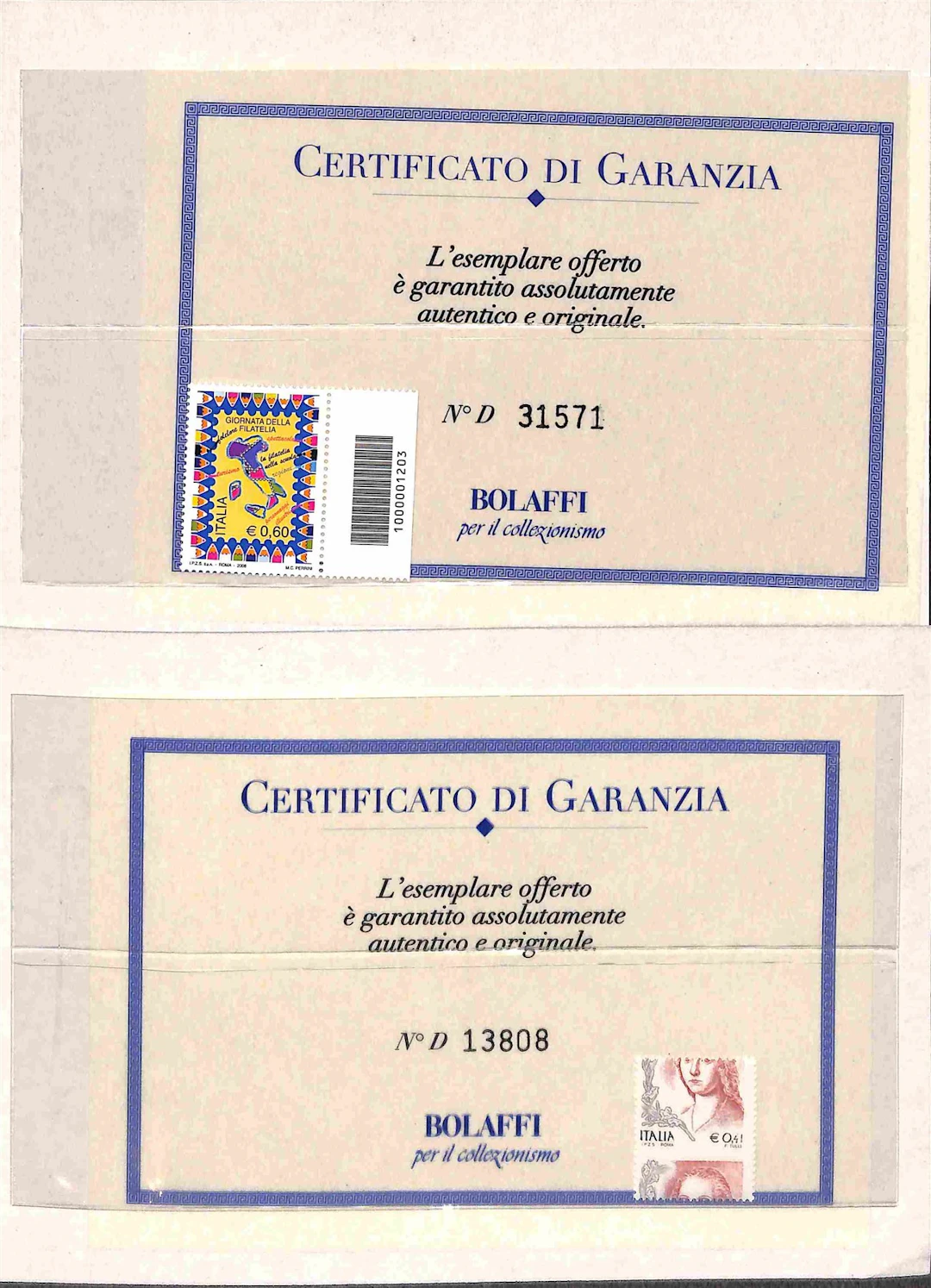 Repubblica - Dopo il 1955 - 2001/2006 Piccolo insieme di 5 varietÃ