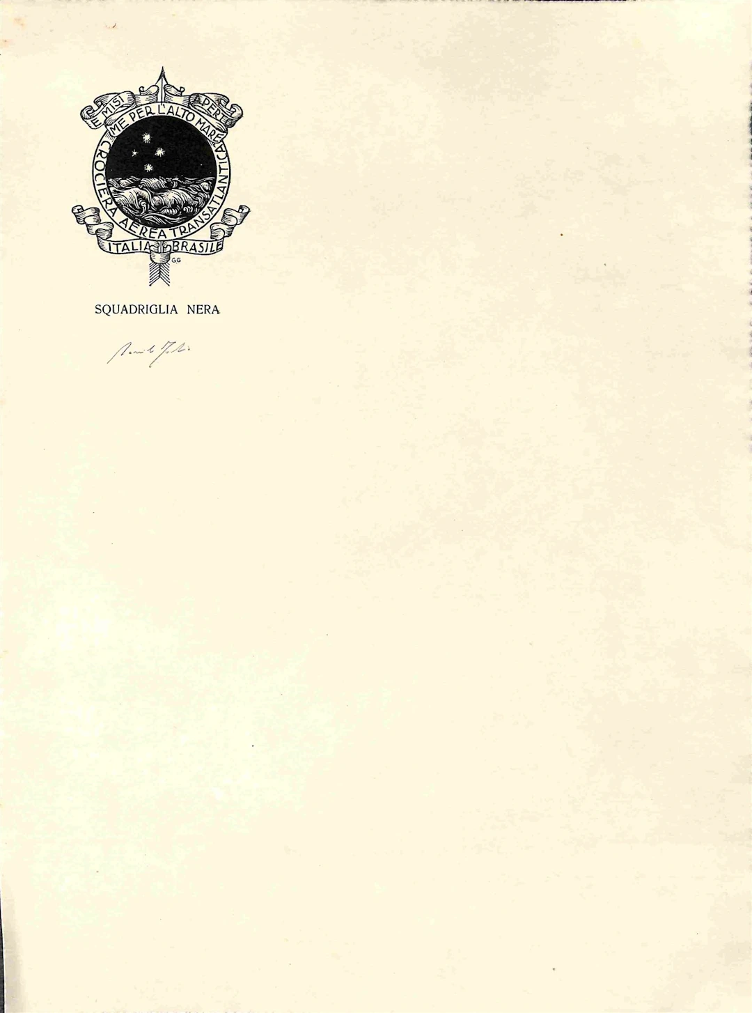 Regno - Posta Aerea - 1930 - Crociera Atlantica Italia Brasile Quattro