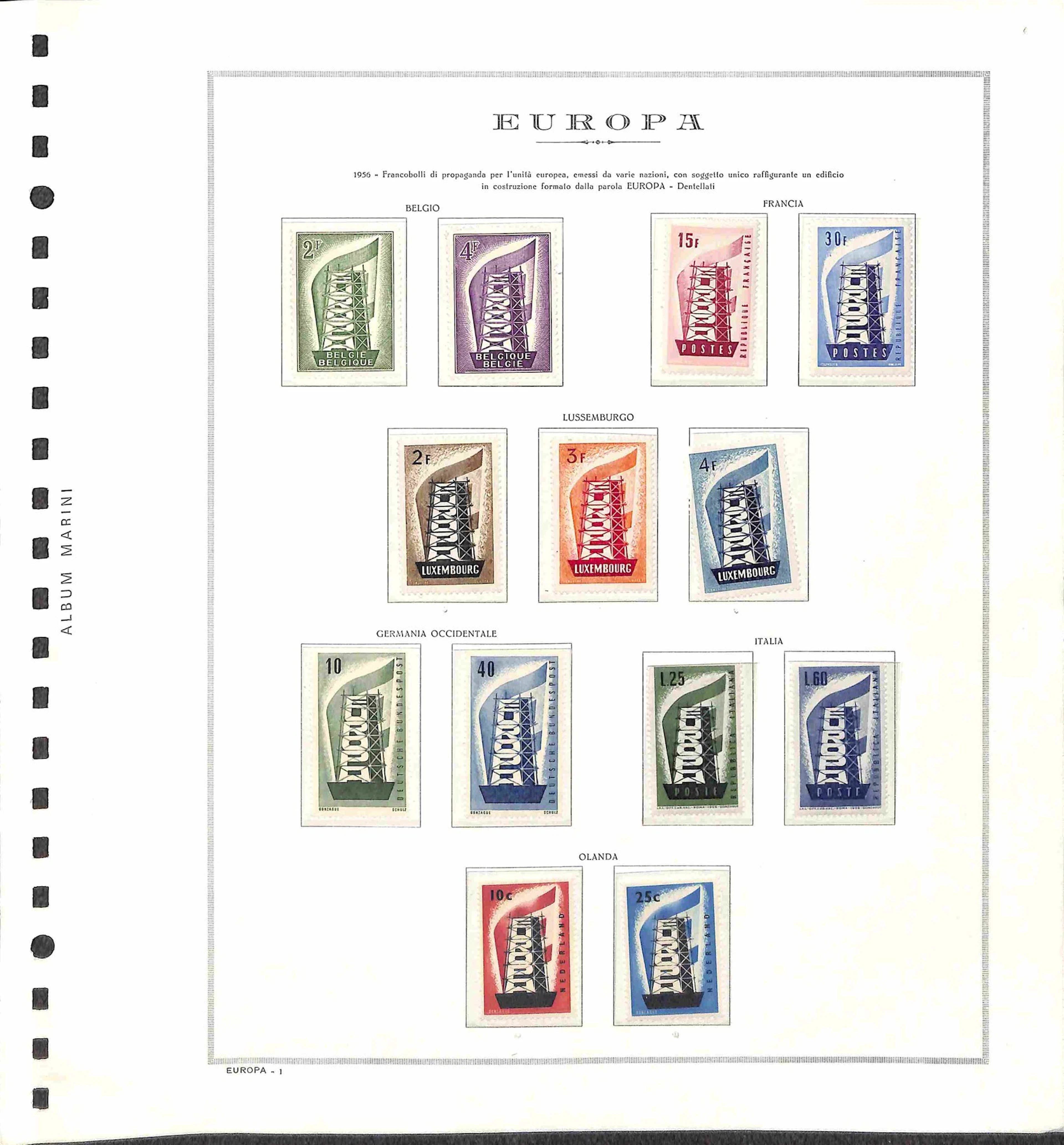 Lotti e Collezioni - Europa e Oltremare - EUROPA CEPT - 1956/2004
