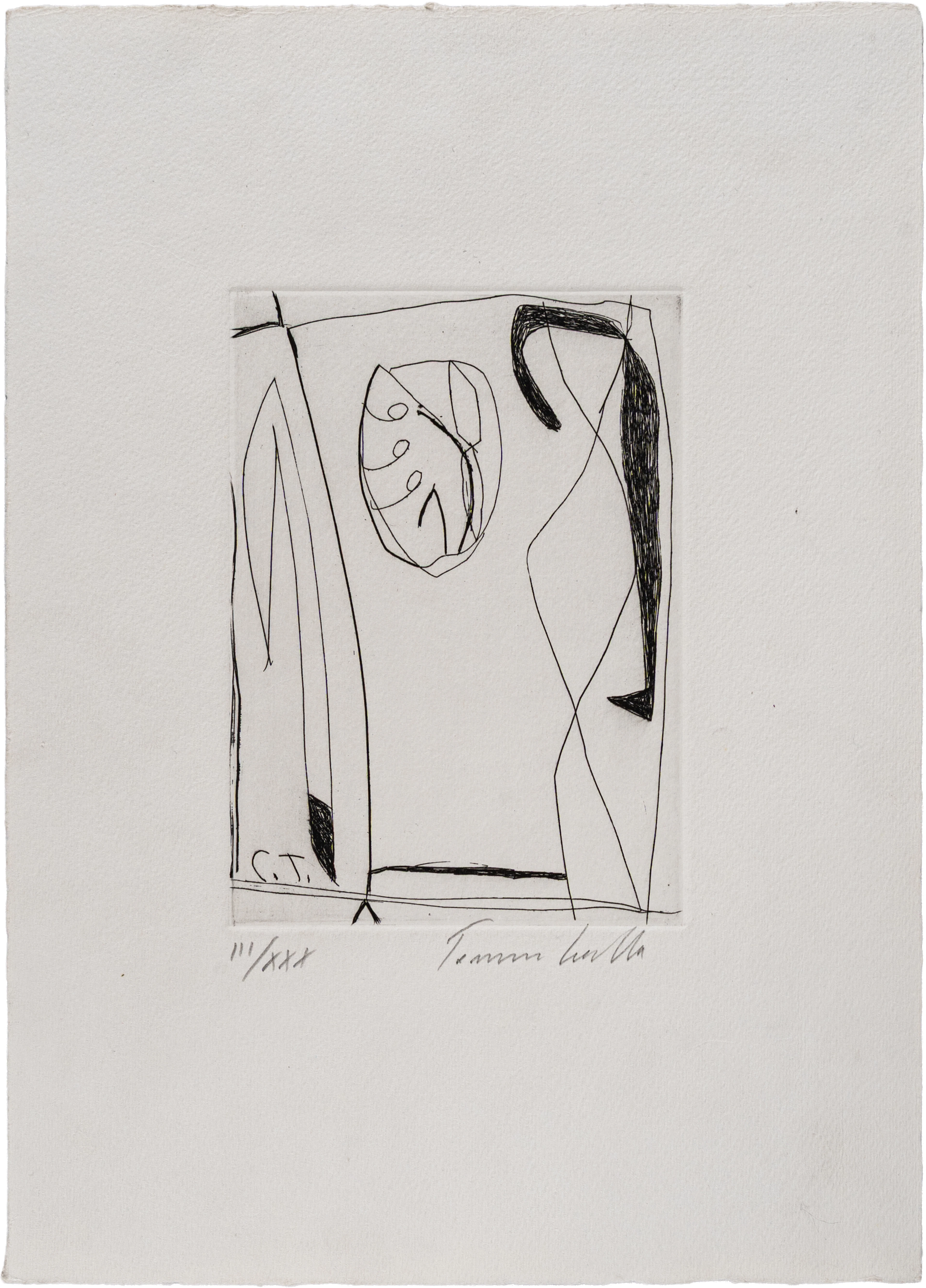 TOMMASO CASCELLA (1951) Senza titolo Acquaforte; es. III/XXX 17 x