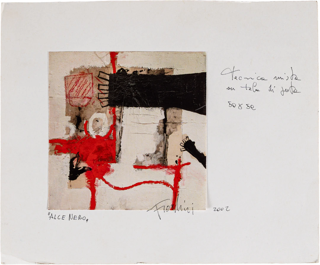 PAOLO FIORELLINI (1961) Senza titolo (Progetto per 'Alce nero') 2002