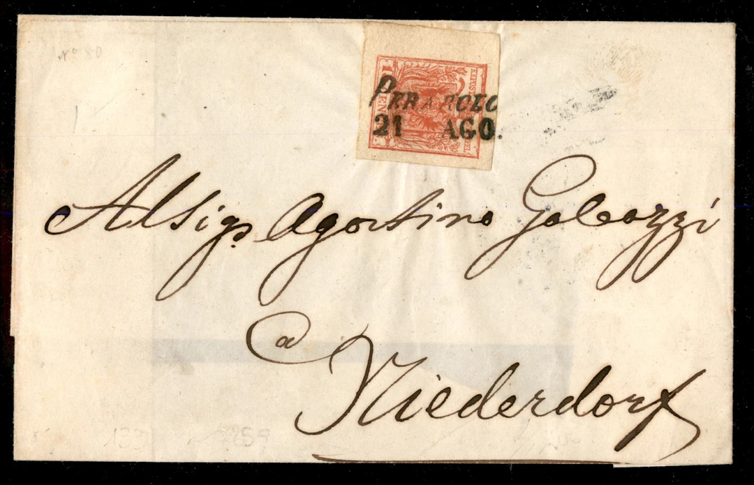 Antichi Stati Italiani - Lombardo Veneto 15 cent bordo foglio (3)