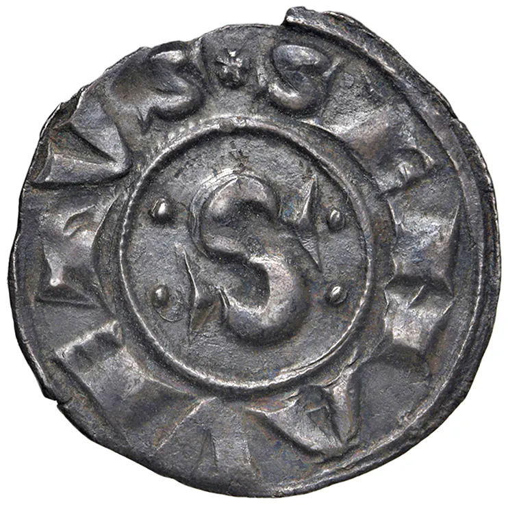 MONETE ITALIANE - Siena â Repubblica (1230-1240) Grosso da 12 denari