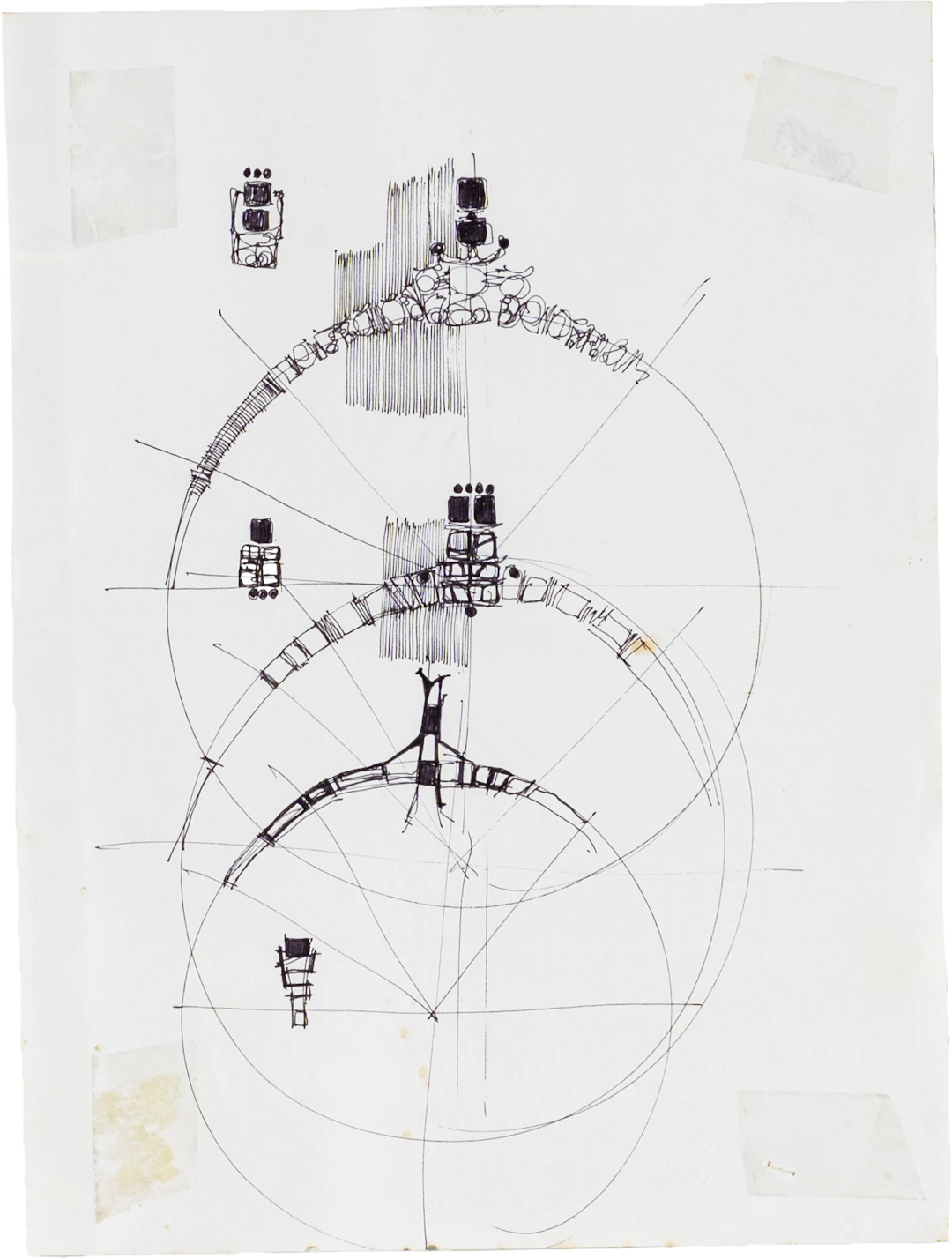 SILVANO ZANCHI Senza titolo China su carta 29,5 x 22 cm PROVENIENZA: