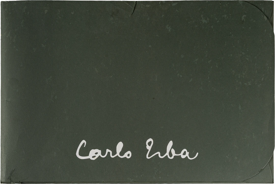 CARLO ERBA (1884 - 1917) Le trottole del sobborgo Cartella contenente